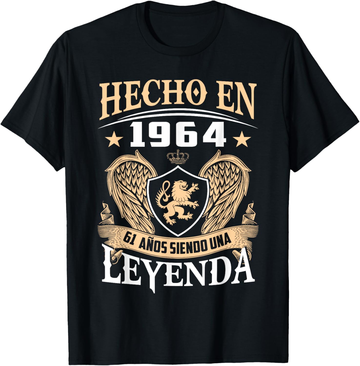 Made In 1964 Legend 61st Birthday T-Shirt for Him or Her - 1