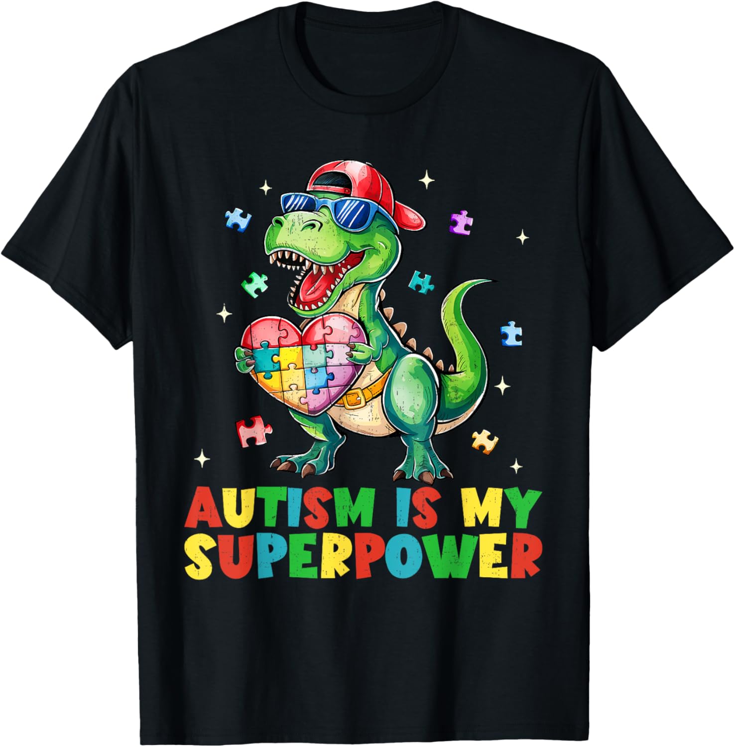 Funny Autism Awareness T-Shirt for Boys - Autism Is My Superpower - 10
