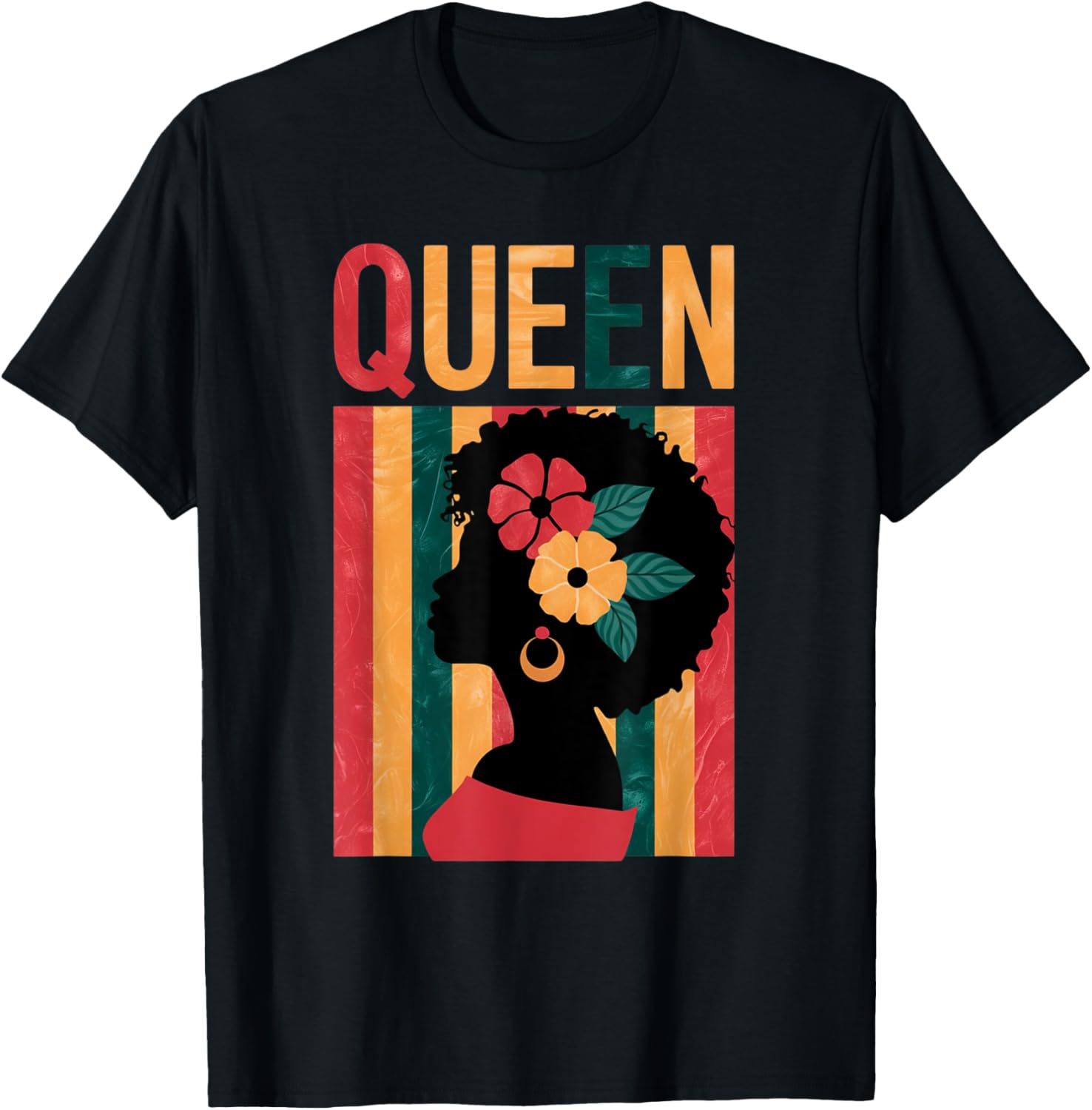 Empowerment T-Shirt for Black Queens: Celebrate Black History and Culture - 1