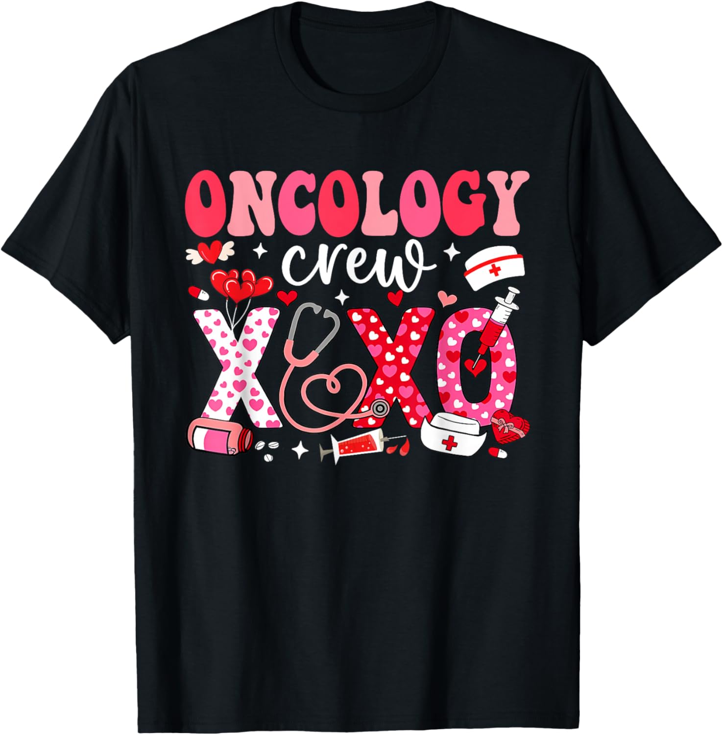 Oncology Nurse Valentines Day T-Shirt for Caring Healthcare Heroes - 9