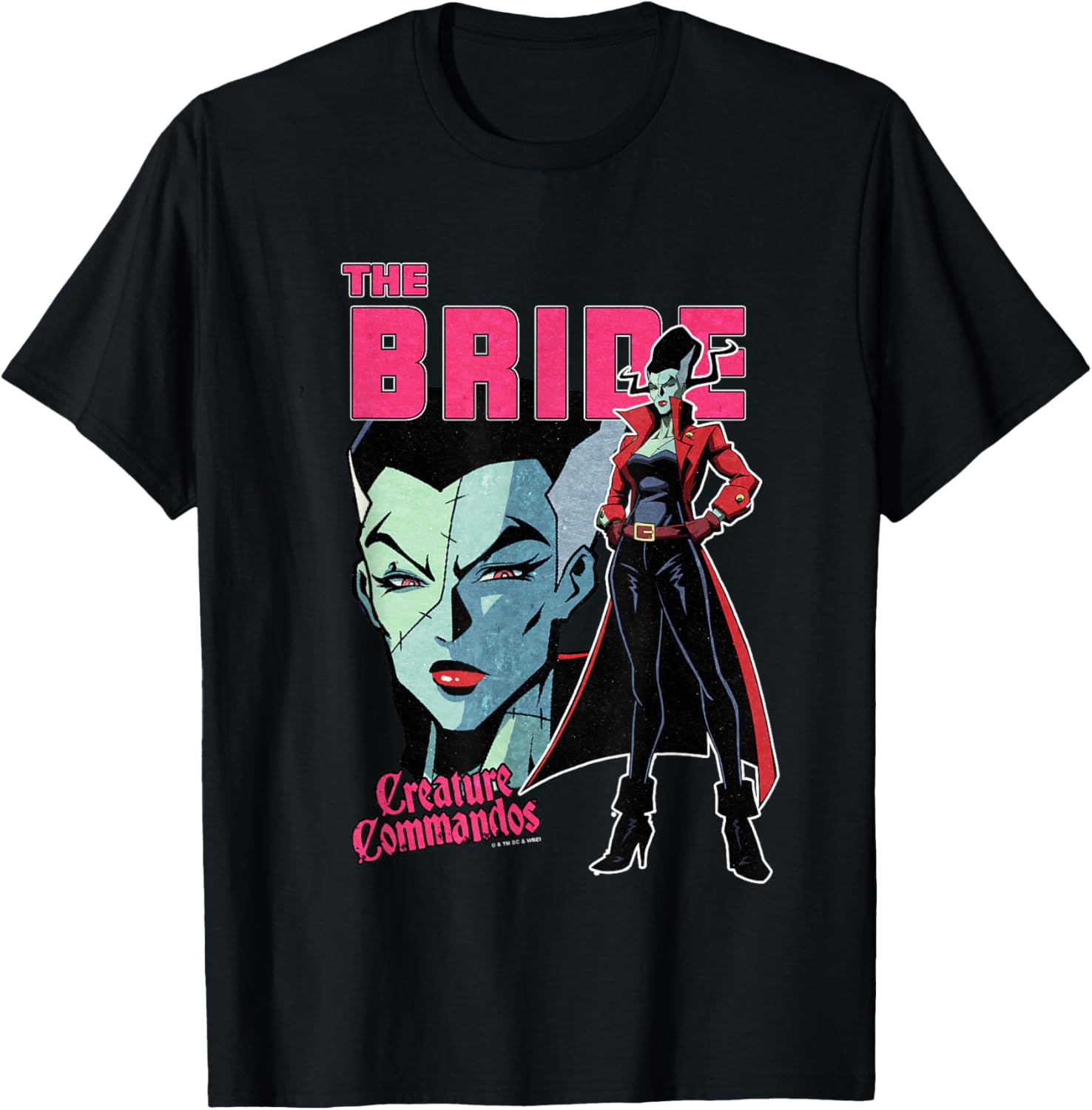 Creature Commandos The Bride Showcase T-Shirt for Fans of Unique Design - 1