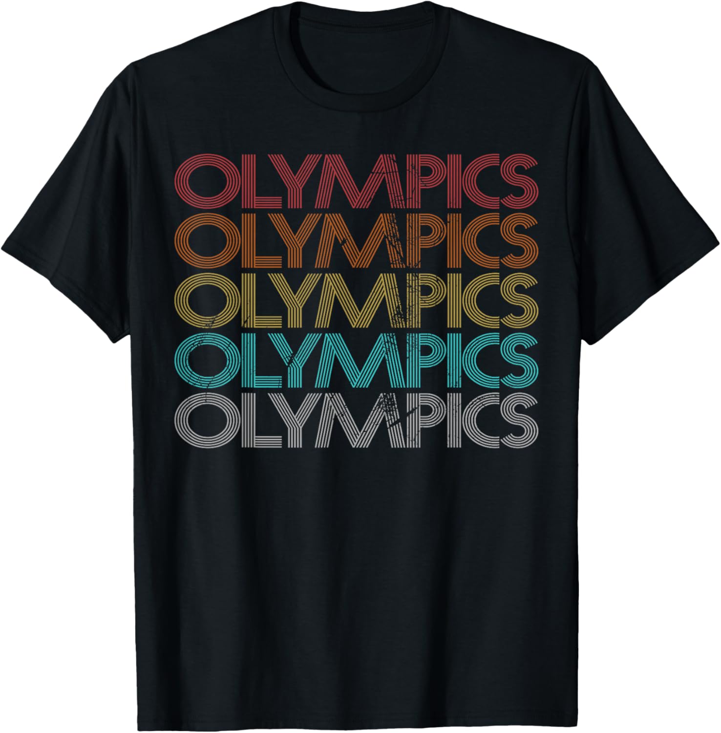 Retro Vintage Olympics T-Shirt for Sports Lovers and Casual Outfits - 9