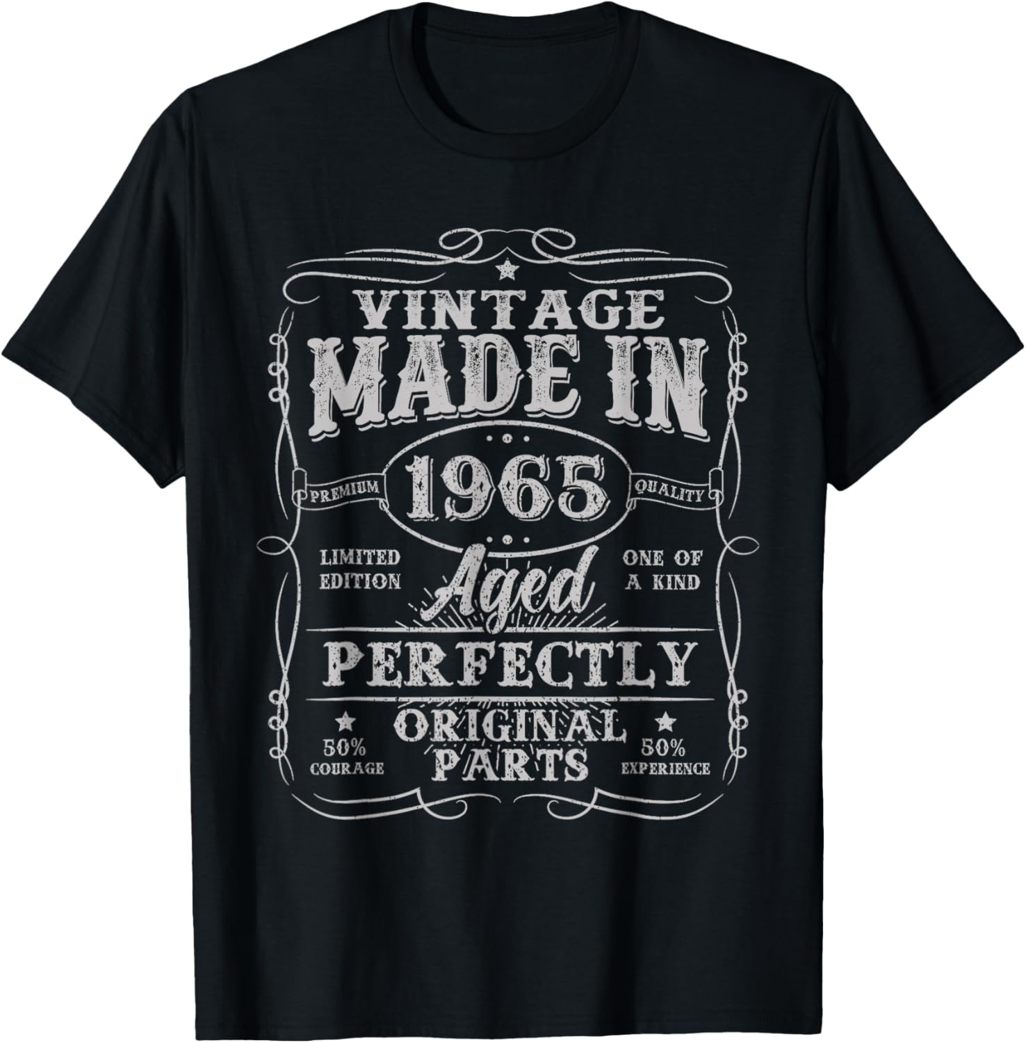 60 Years Old Vintage 1965 Birthday T-Shirt for Men Classic Style - 16
