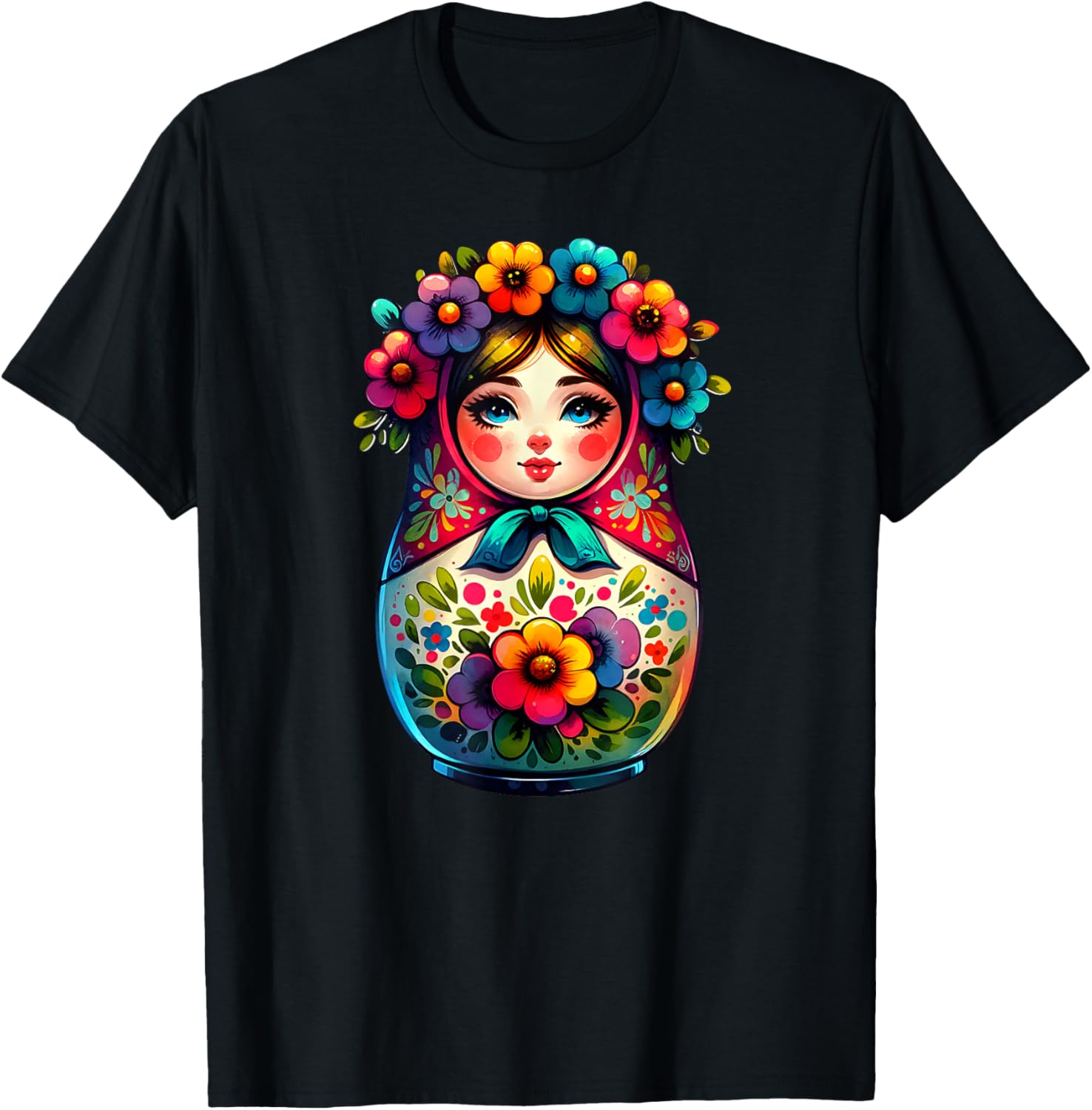 Matryoshka Moscow Sunglasses and T-Shirt for Trendy Fashion Lovers - 2