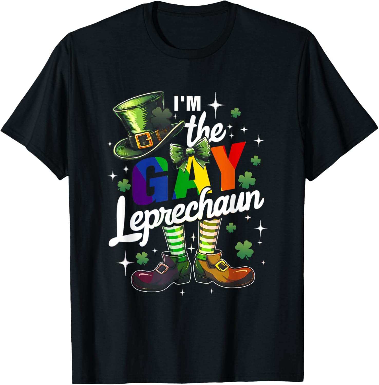 Im The Gay Leprechaun St Patricks Day LGBT Pride Irish T-Shirt - 1