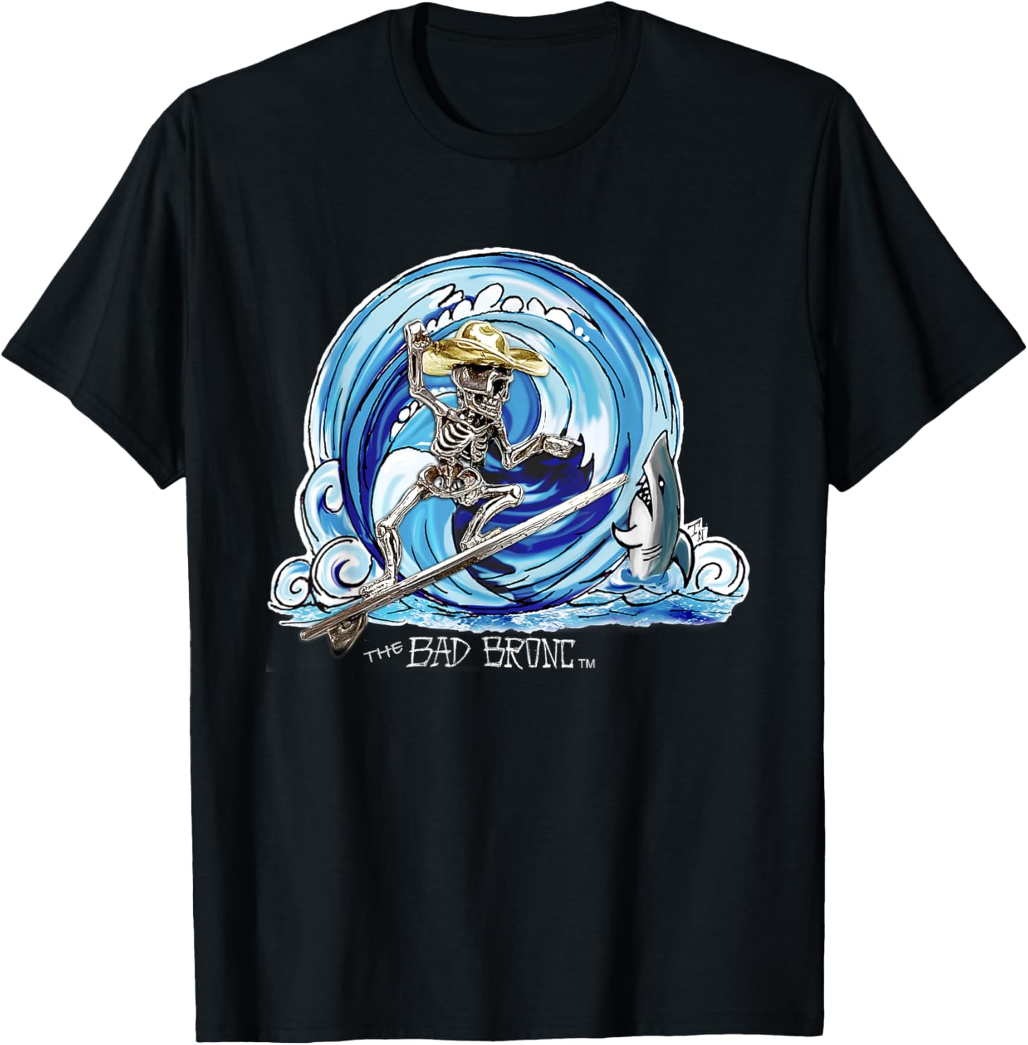 Surfin Cowboy Dude T-Shirt Fun and Stylish Apparel for Beach Lovers - 1