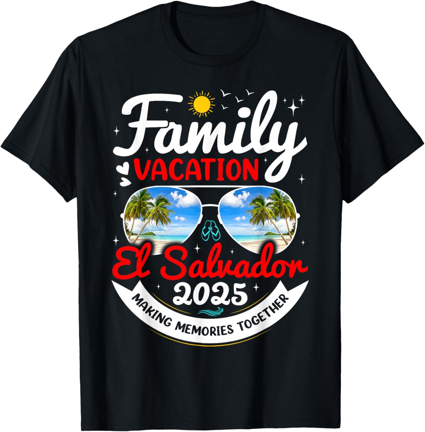 El Salvador Family Vacation 2025 Beach Group T-Shirt for Fun Adventures - 10