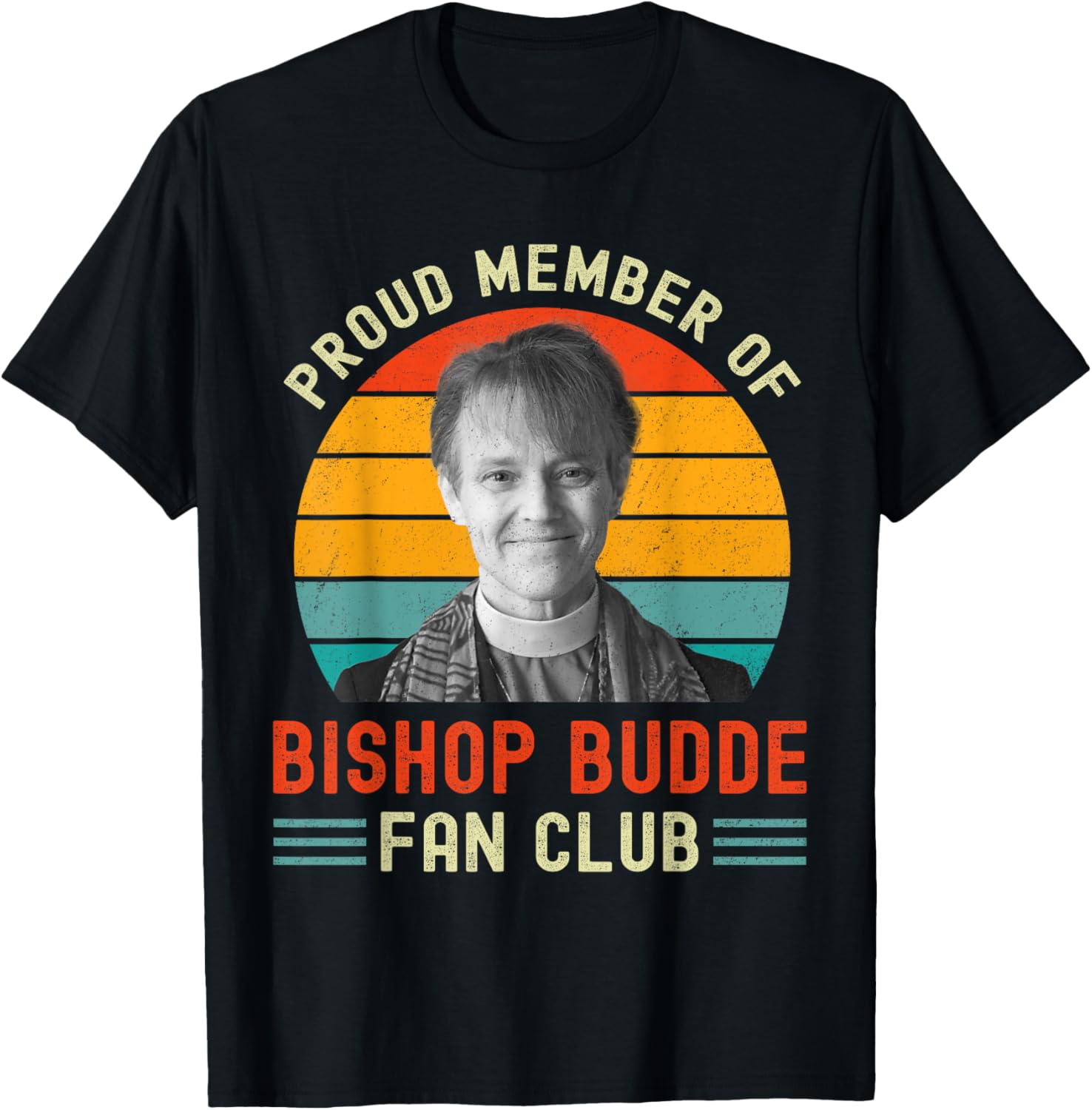 Proud Member of Bishop Budde Fan Club Vintage US Flag T-Shirt - 18