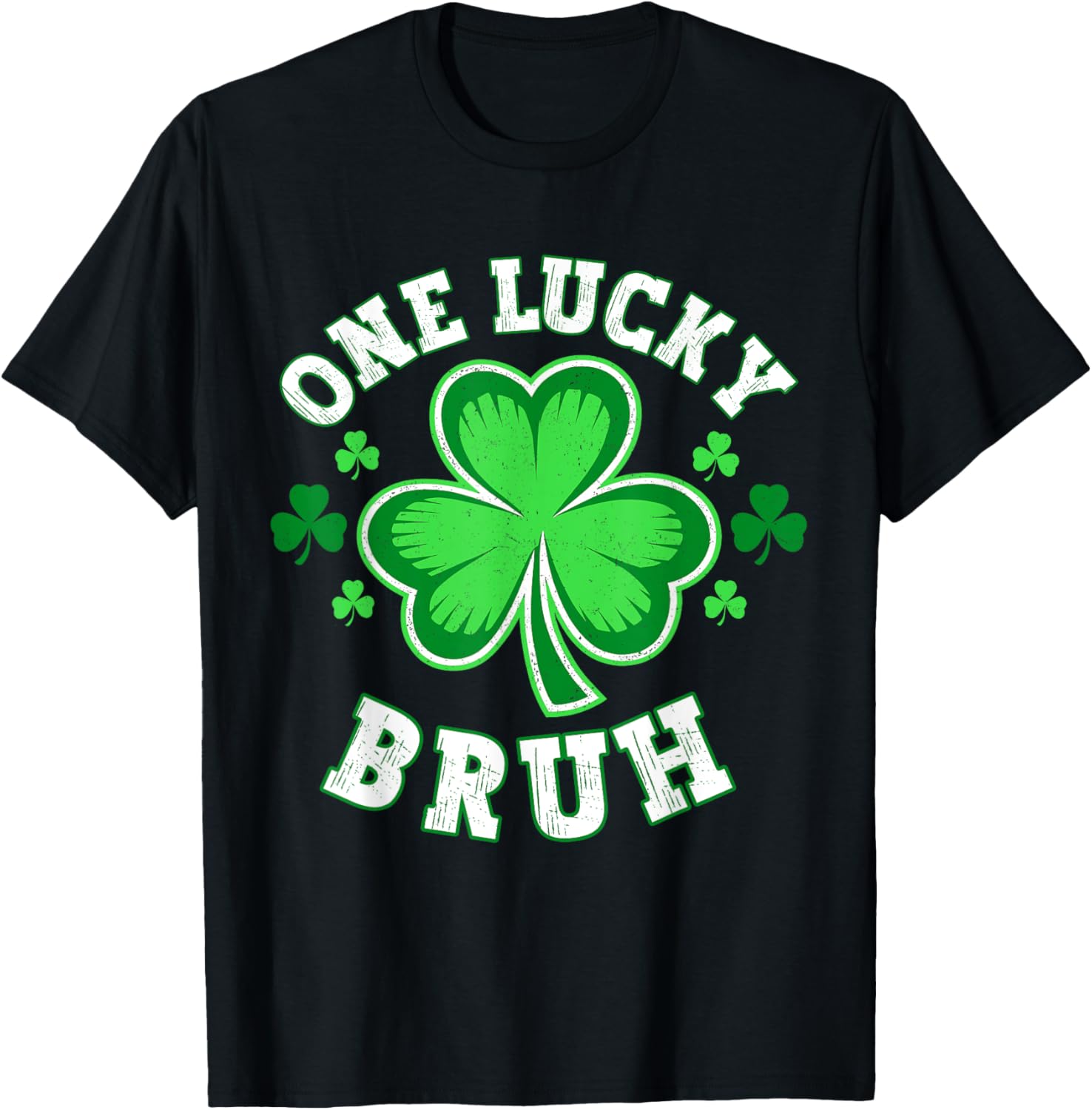 One Lucky Bruh St Patrick's Day Leprechaun T-Shirt for Fun Celebrations - 13
