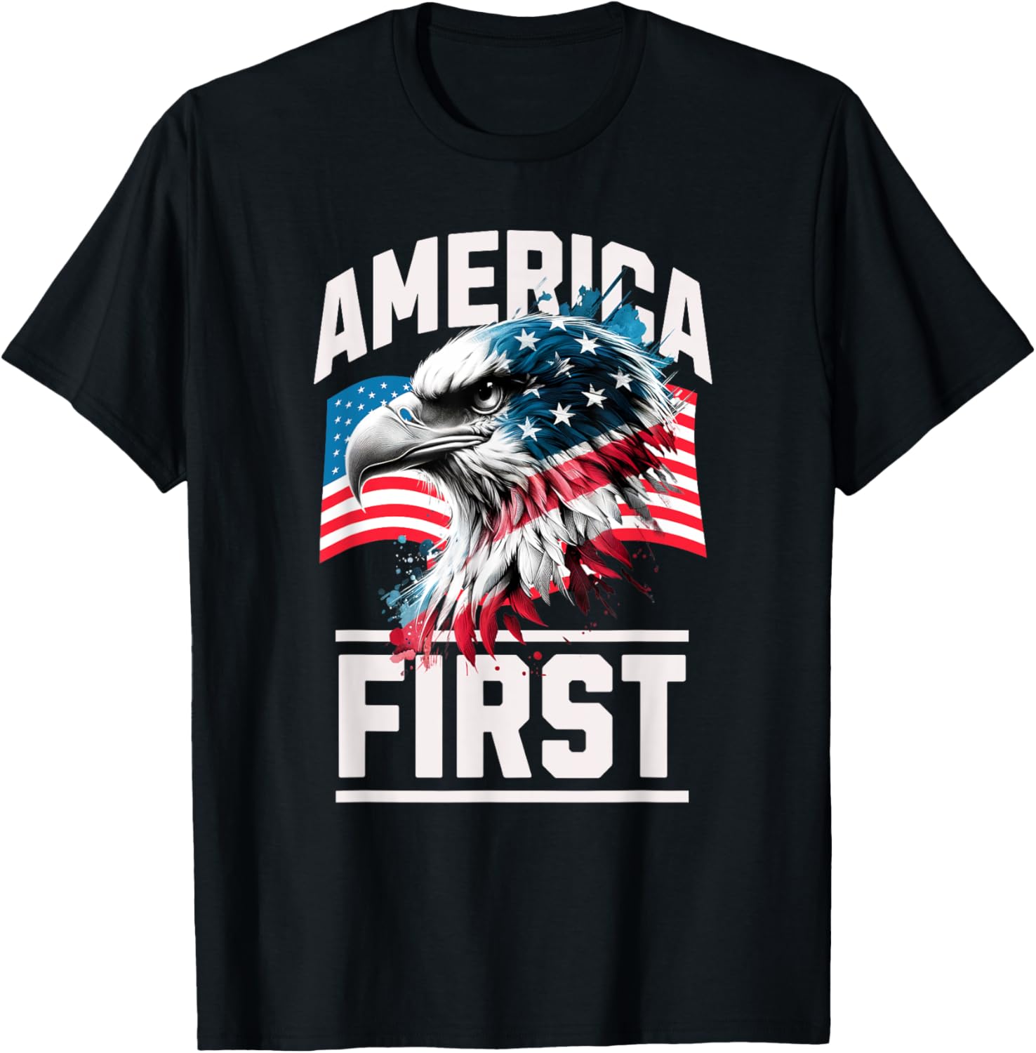 America First T-Shirt for Men and Women - Stylish Casual Wear - 8