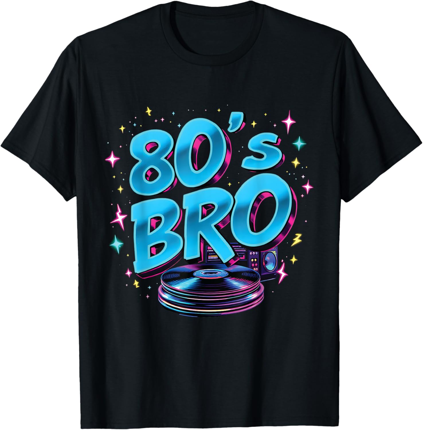 80s Bro Retro Vibes T-Shirt for Men and Women - Nostalgic Celebration Wear - 1