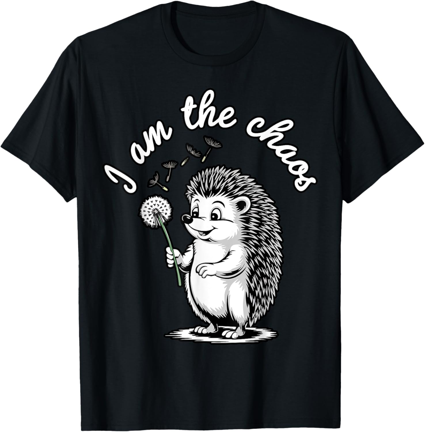 Funny Hedgehog Dandelion T-Shirt for Sarcastic Animal Lovers - 7