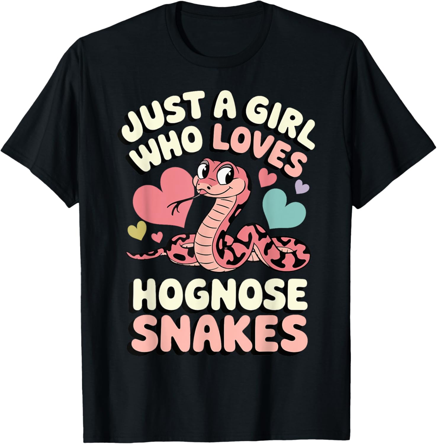 Just A Girl Who Loves Hognose Snakes Fun T-Shirt for Snake Enthusiasts - 18