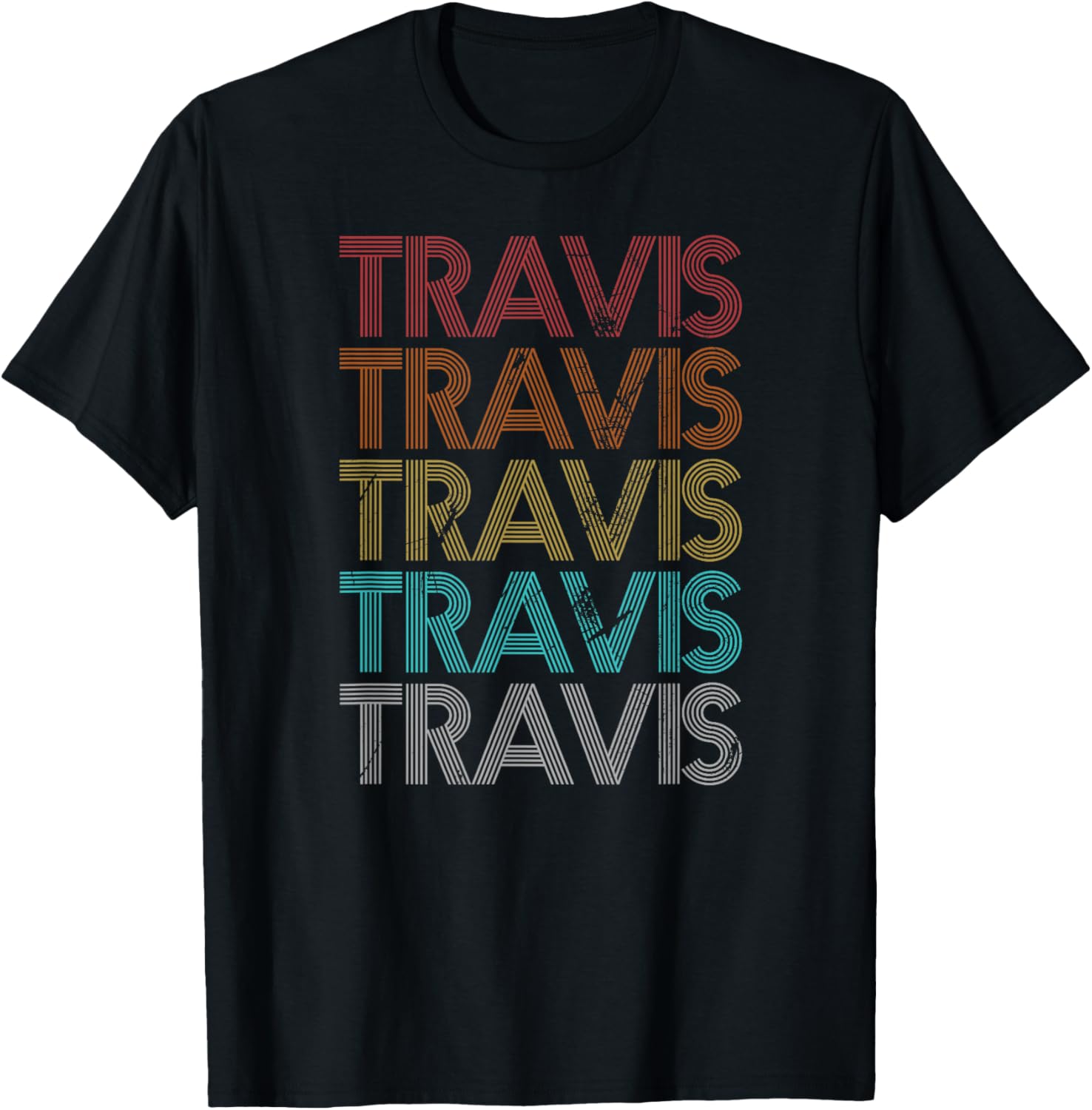 Retro Vintage Travis T-Shirt for Men and Women – Classic Style Wear - 8