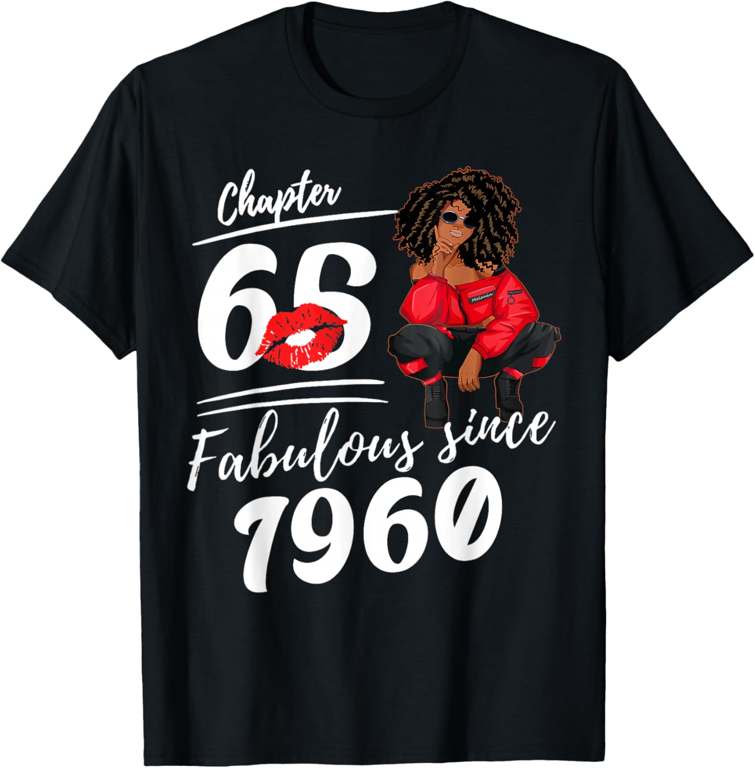 Fabulous Since 1960 65th Birthday Queen T-Shirt for Women - 4