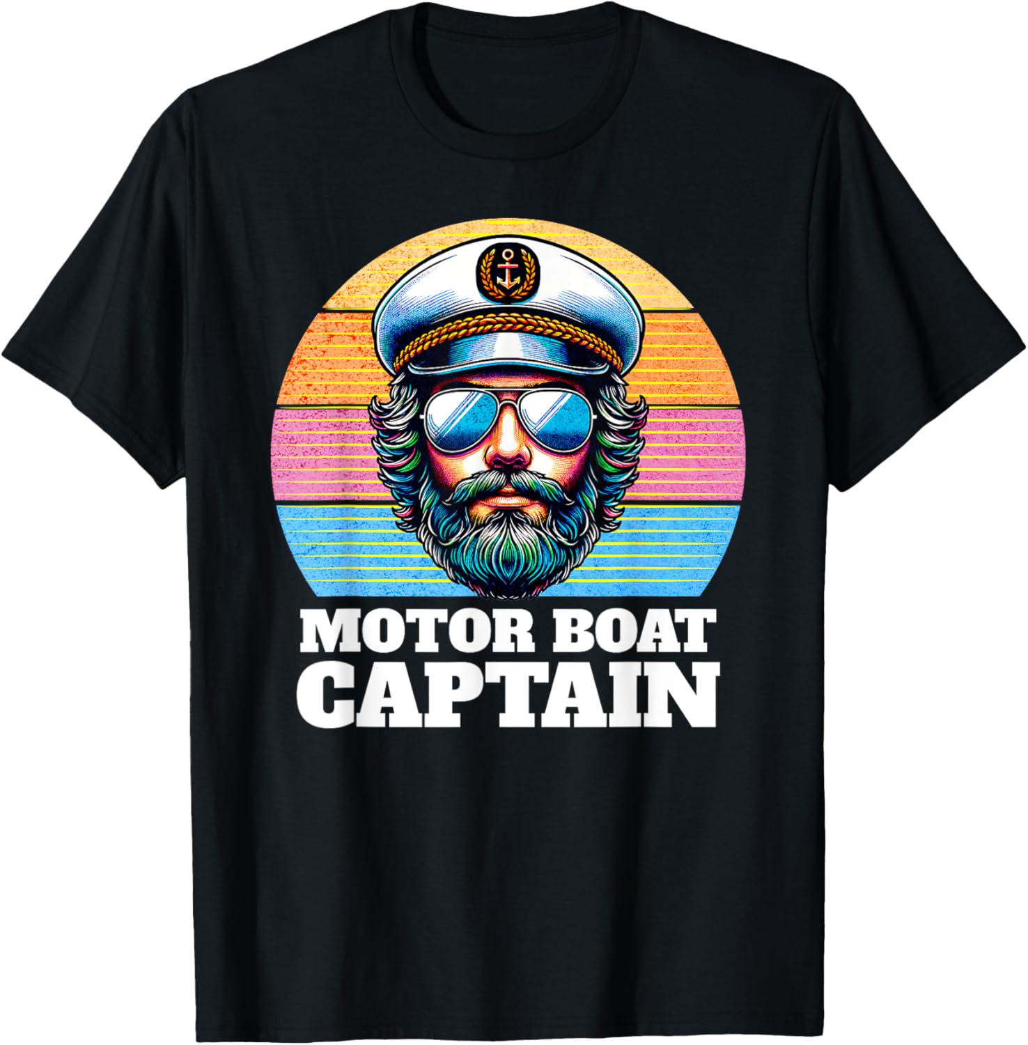 Funny Motor Boat Captain T-Shirt for Men and Women, Nautical Humor Apparel - 7