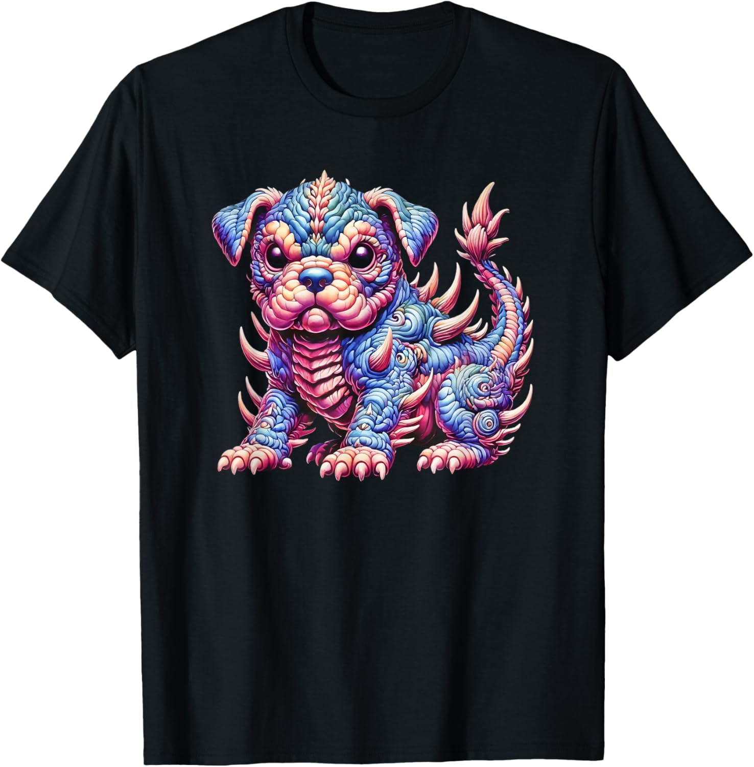 Imaginative Puppy Dog Monster T-Shirt Fun Chimerical Creature Design - 1
