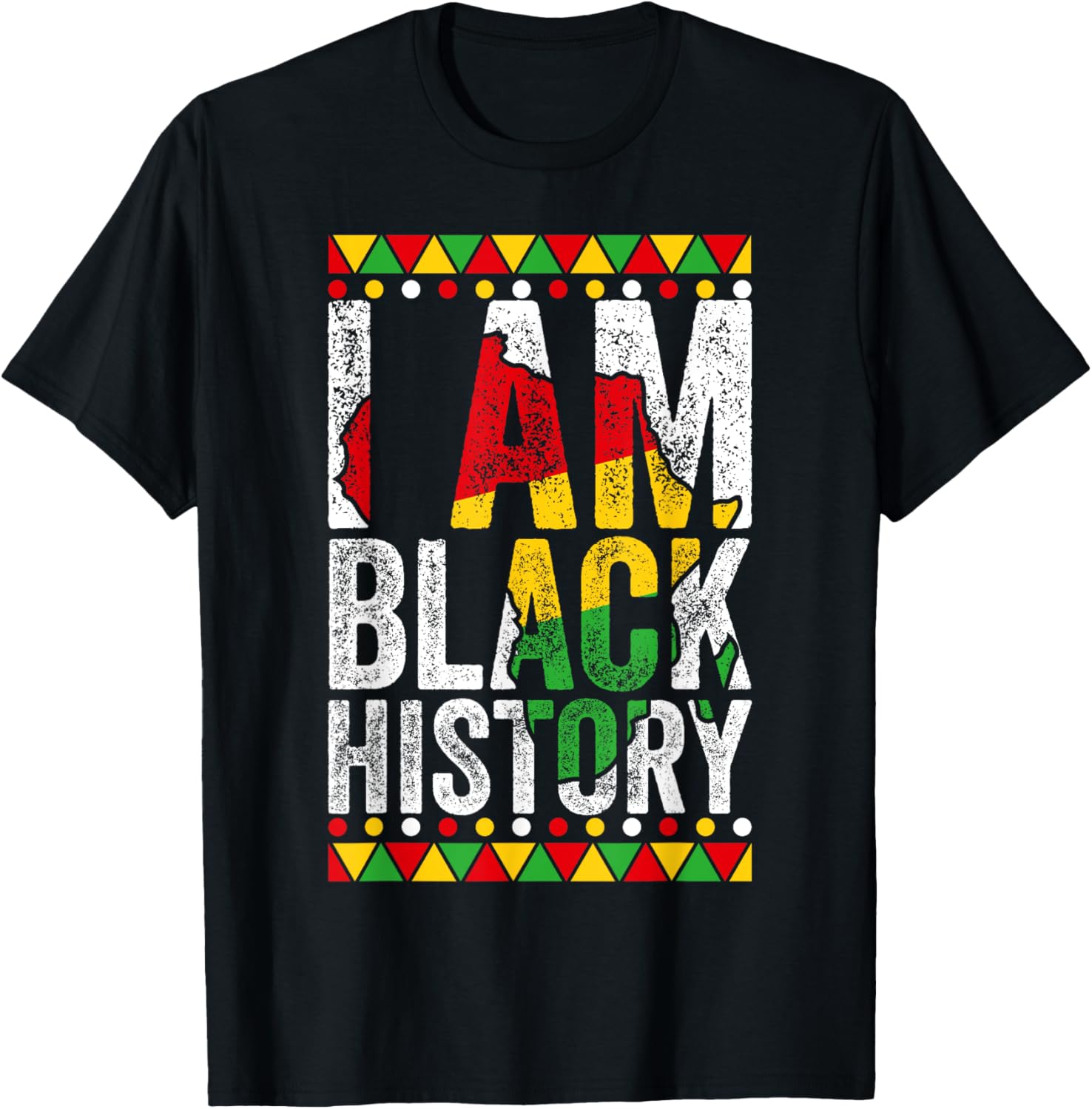 I Am Black History T-Shirt for Black History Month and Pride Celebration - 1