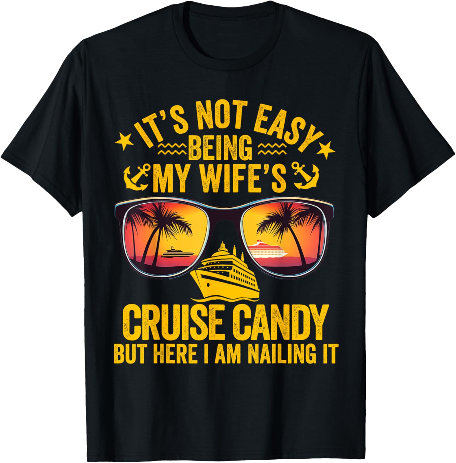 Funny Cruise Candy Husband T-Shirt for Loving Wives and Fun Adventures - 3