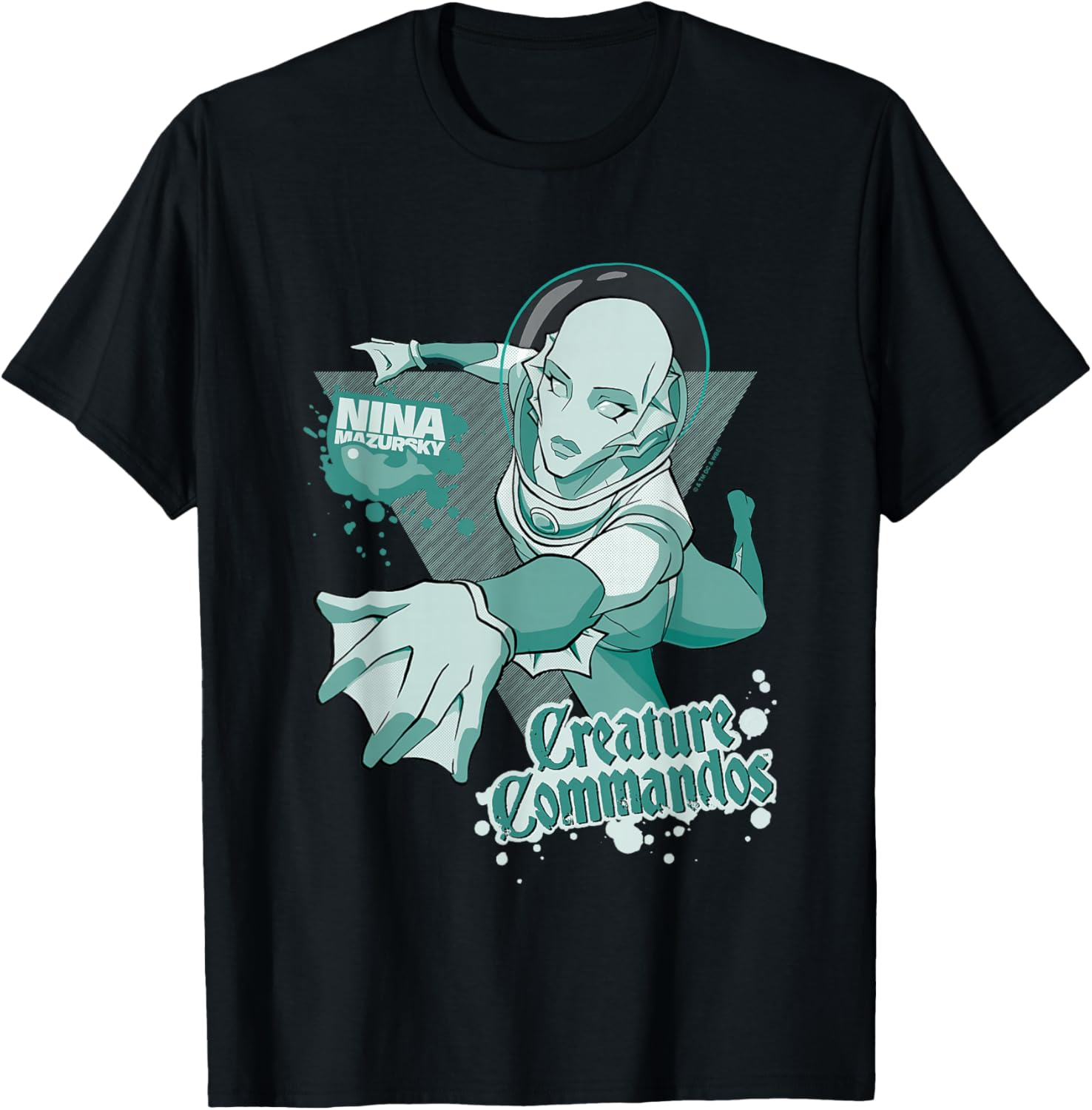 Nina Mazursky Creature Commandos Poster T-Shirt for Fans and Collectors - 3