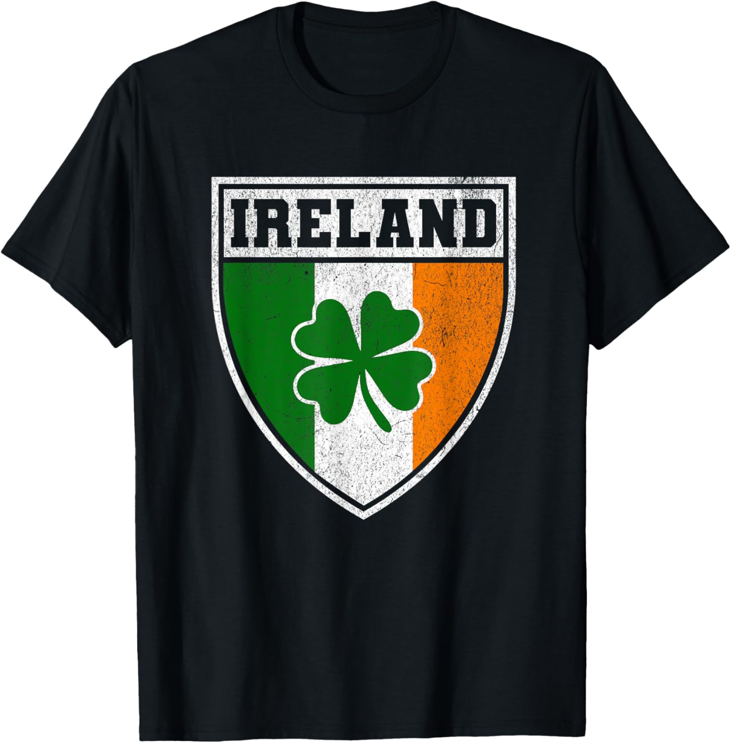 Irish Flag Shield Shamrock St Patricks Day T-Shirt for Pride and Fun - 2