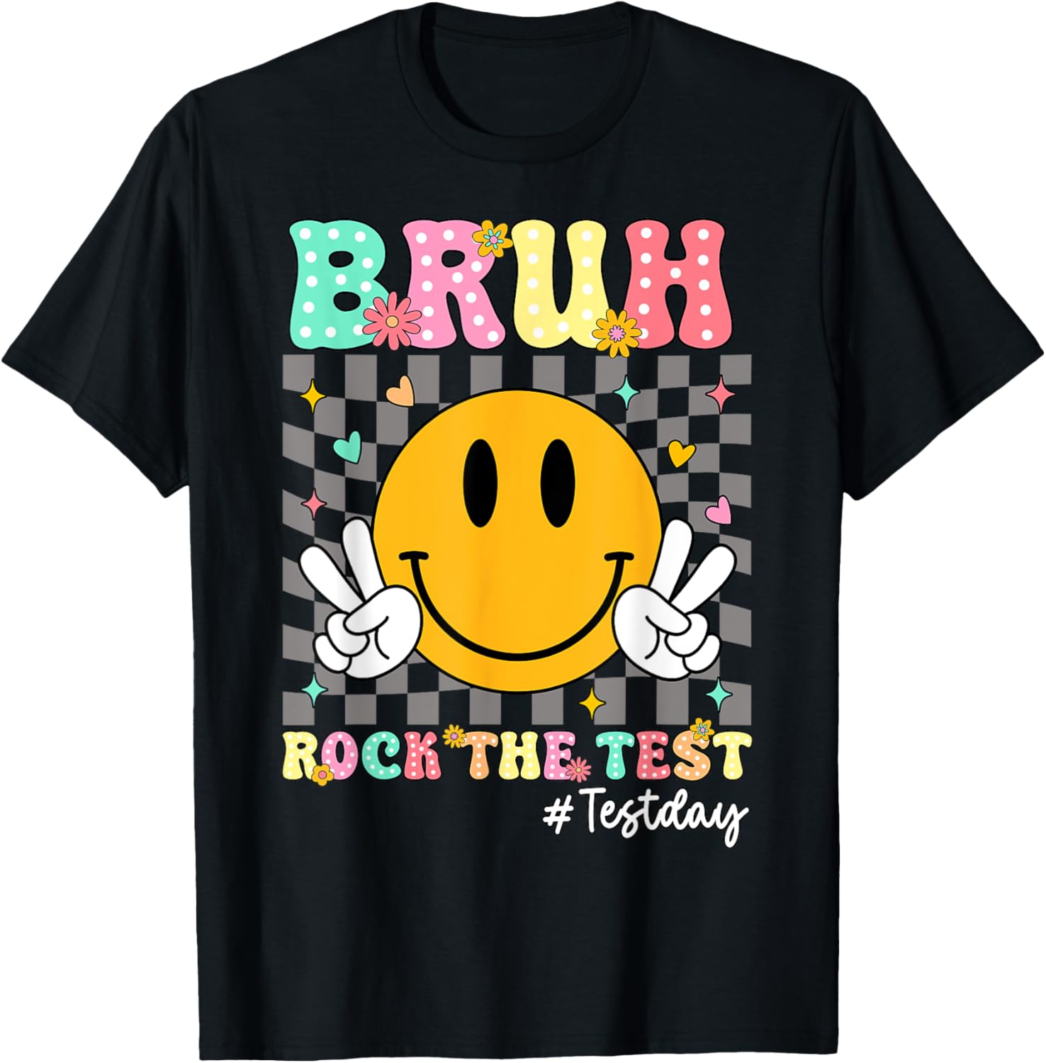You Got This Test Day Smile Rock the Test Kids T-Shirt for Boys and Girls - 18