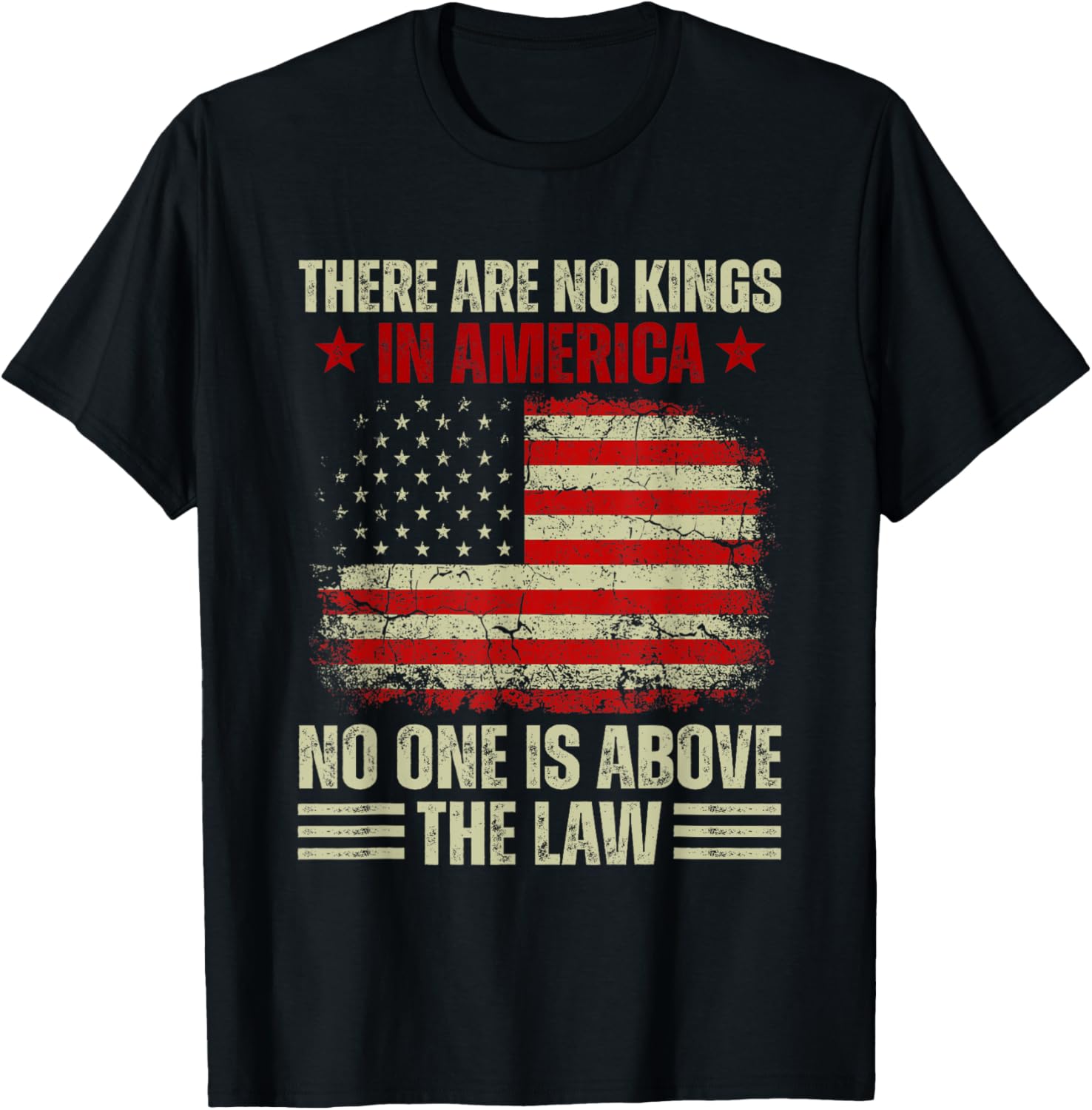 No Kings In America T-Shirt – Law and Justice Graphic Tee for Everyone - 2