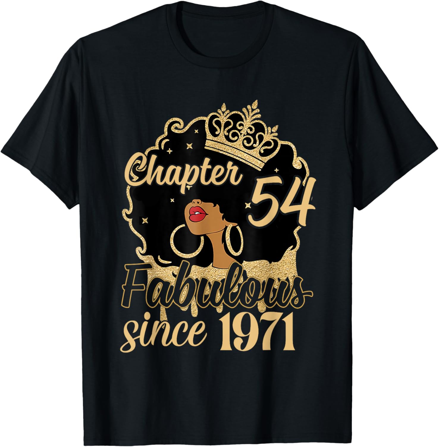Fabulous Since 1971 54th Birthday T-Shirt for Women and Girls - 2