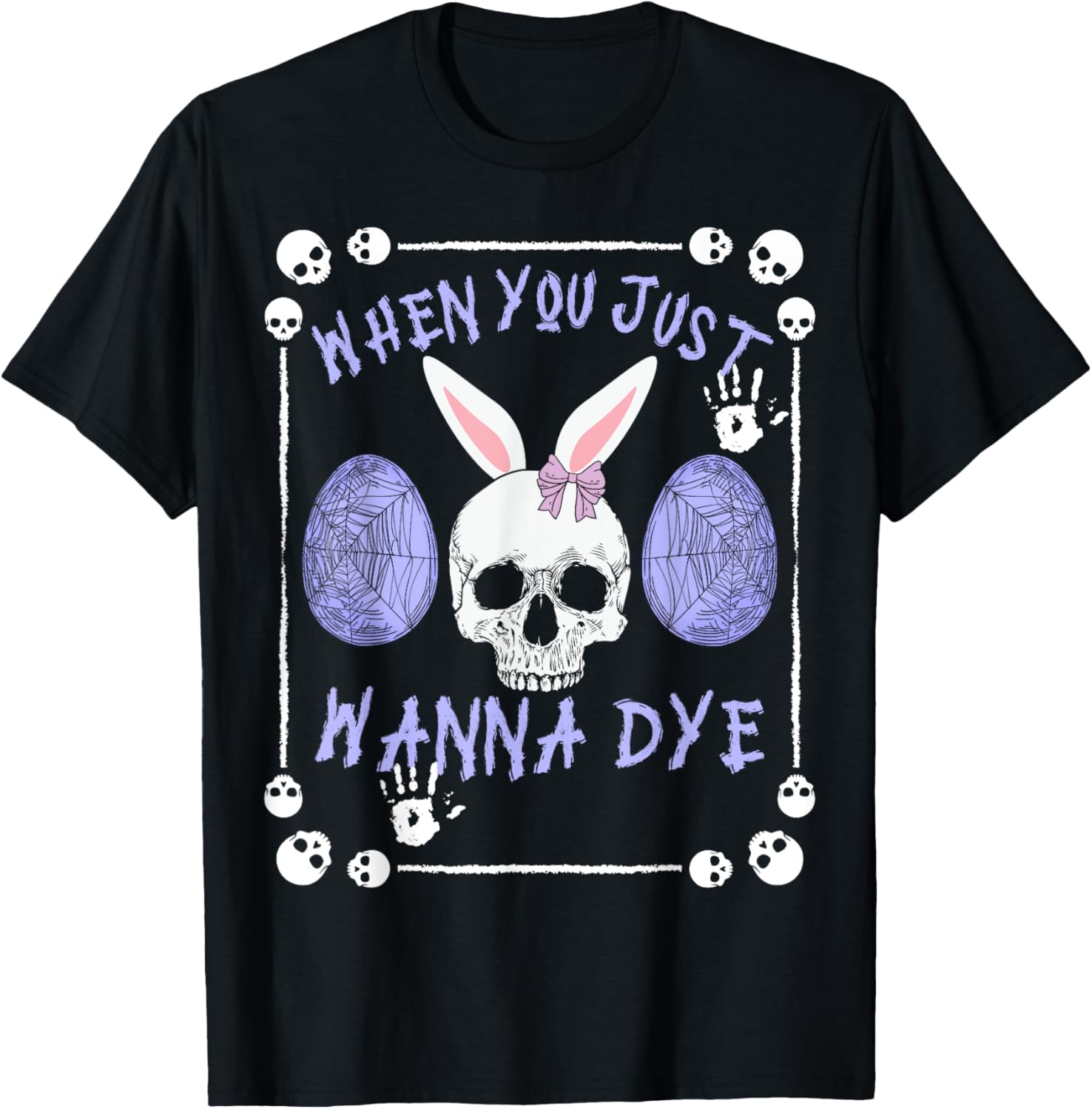 Fun Dye Skeleton Easter Eggs T-Shirt for Colorful Spring Celebrations - 10