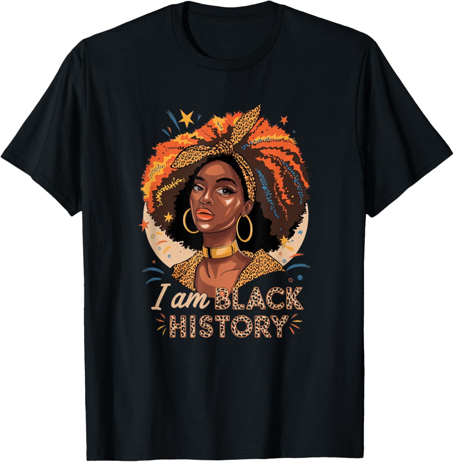 I'm Black History Afro Motif T-Shirt - Celebrate Heritage and Pride - 10