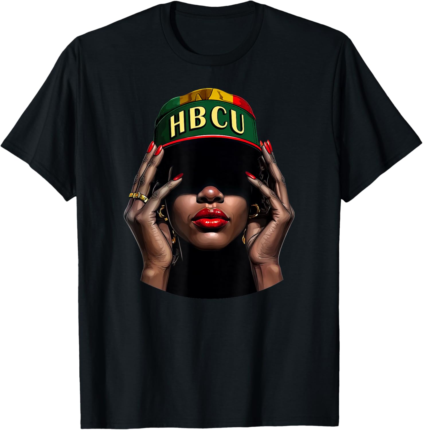HBCU Beautiful Black Educated Girl Black History Month T-Shirt - 14