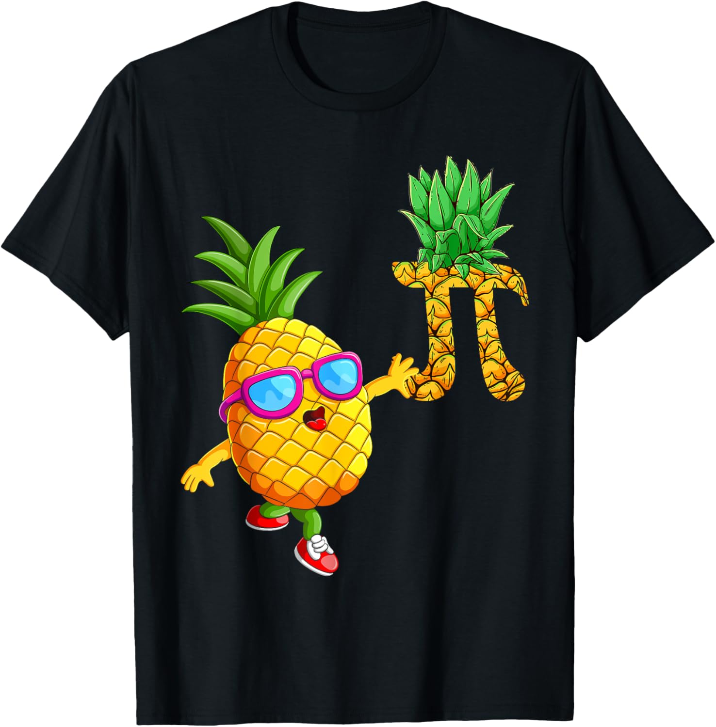 Pineapple Pi Day T-Shirt for Math Lovers and Foodies Fun Design - 21