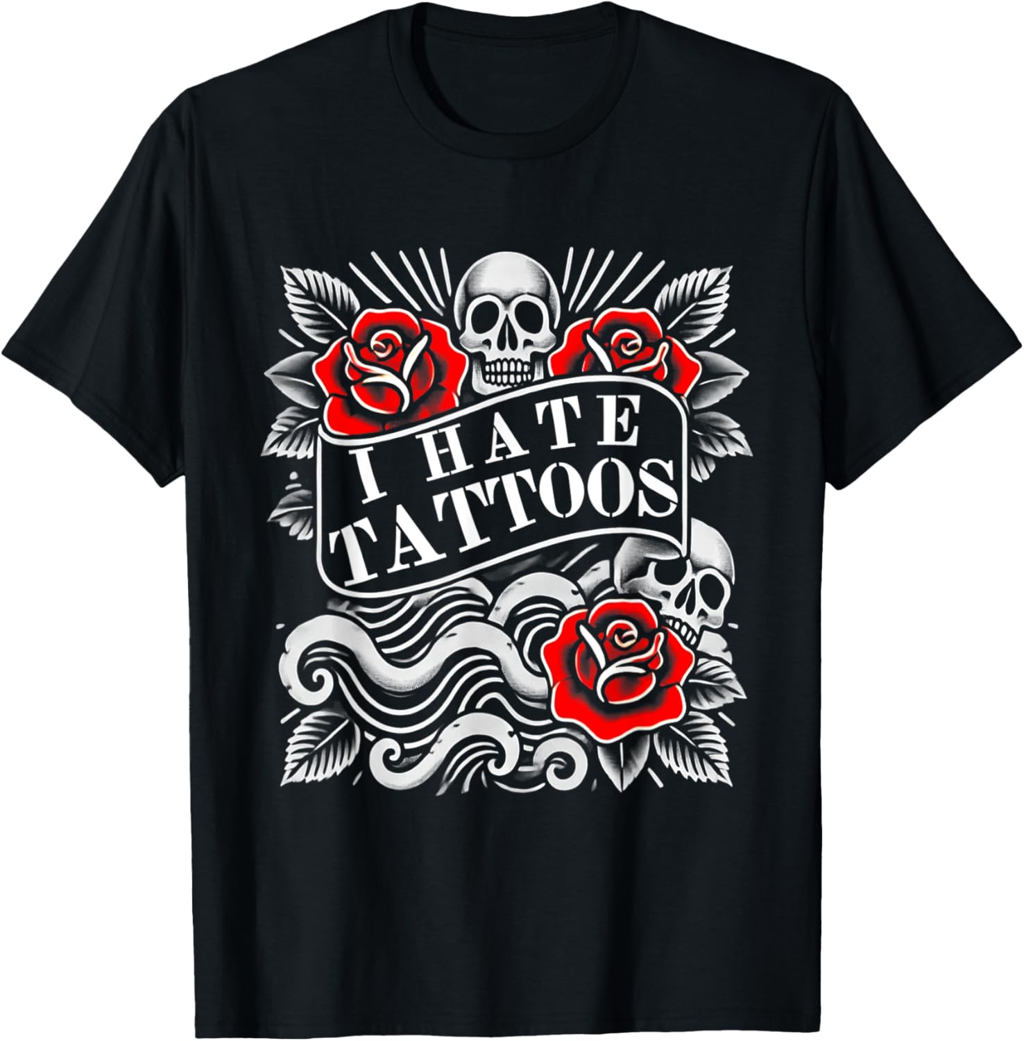 I Hate Tattoos T-Shirt for Tattoo Lovers and Artists – Unique Inked Graphic - 9