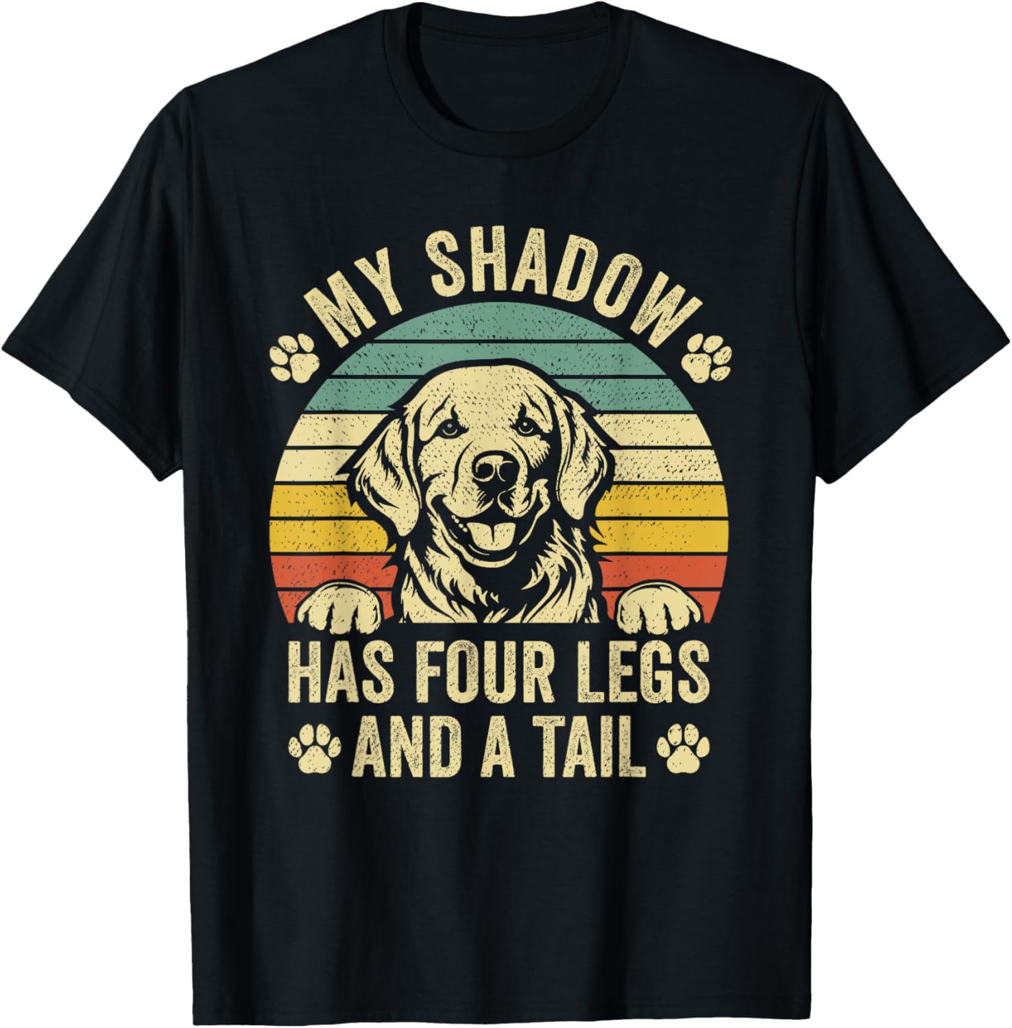 Cute My Shadow Has Four Legs And A Tail T-Shirt for Dog Lovers - 14