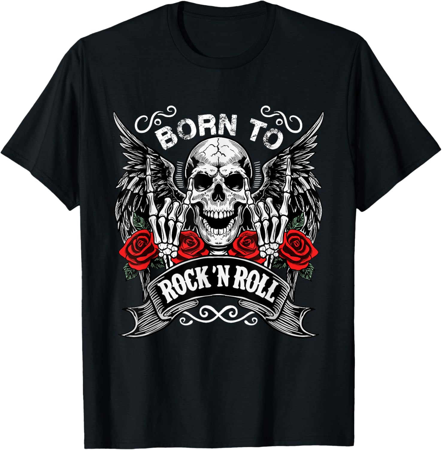Born To Rock Vintage Rock Concert T-Shirt for Music Lovers - 10