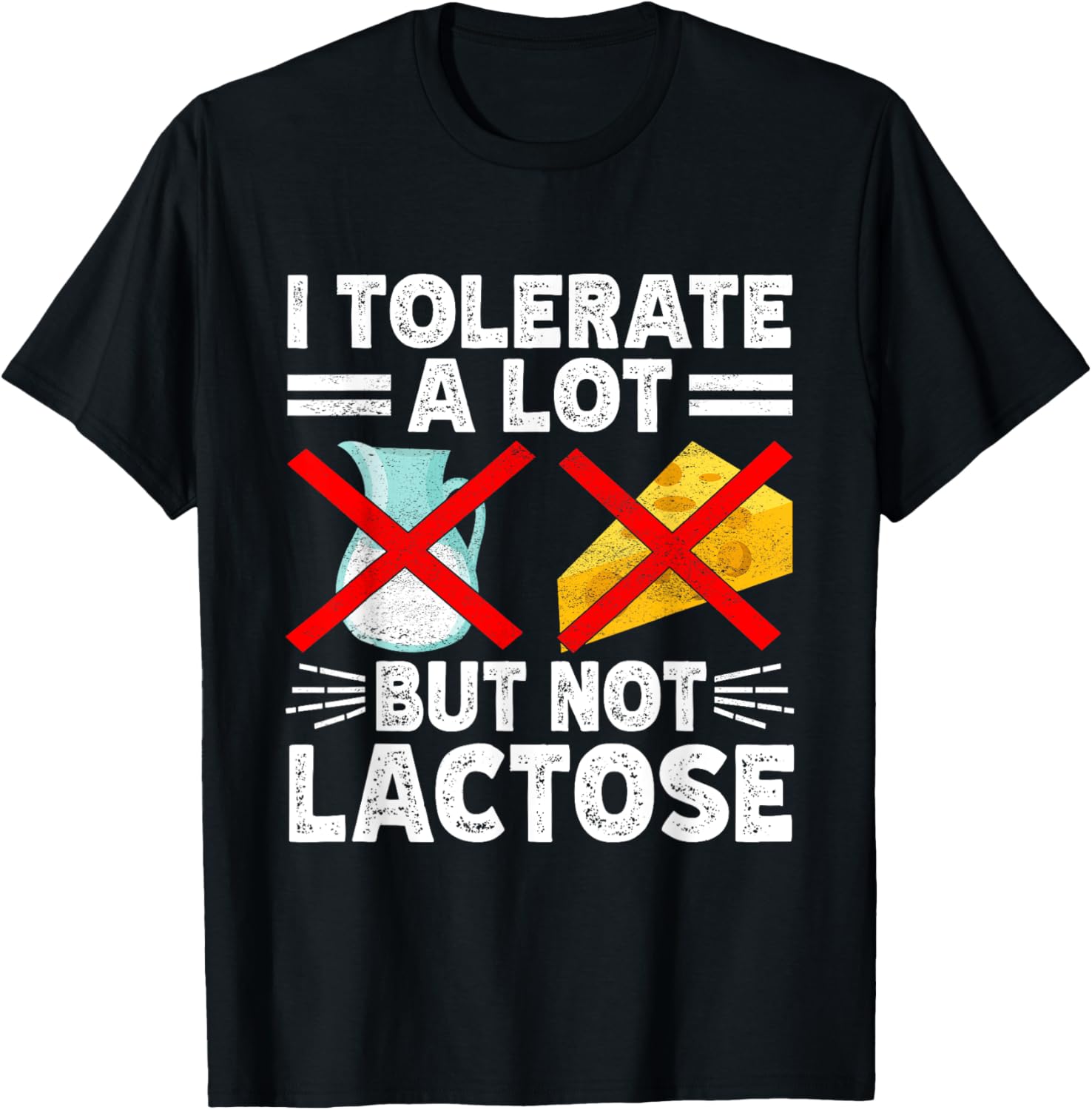 Lactose Intolerance Dairy Allergy T-Shirt for Comfortable Everyday Wear - 11
