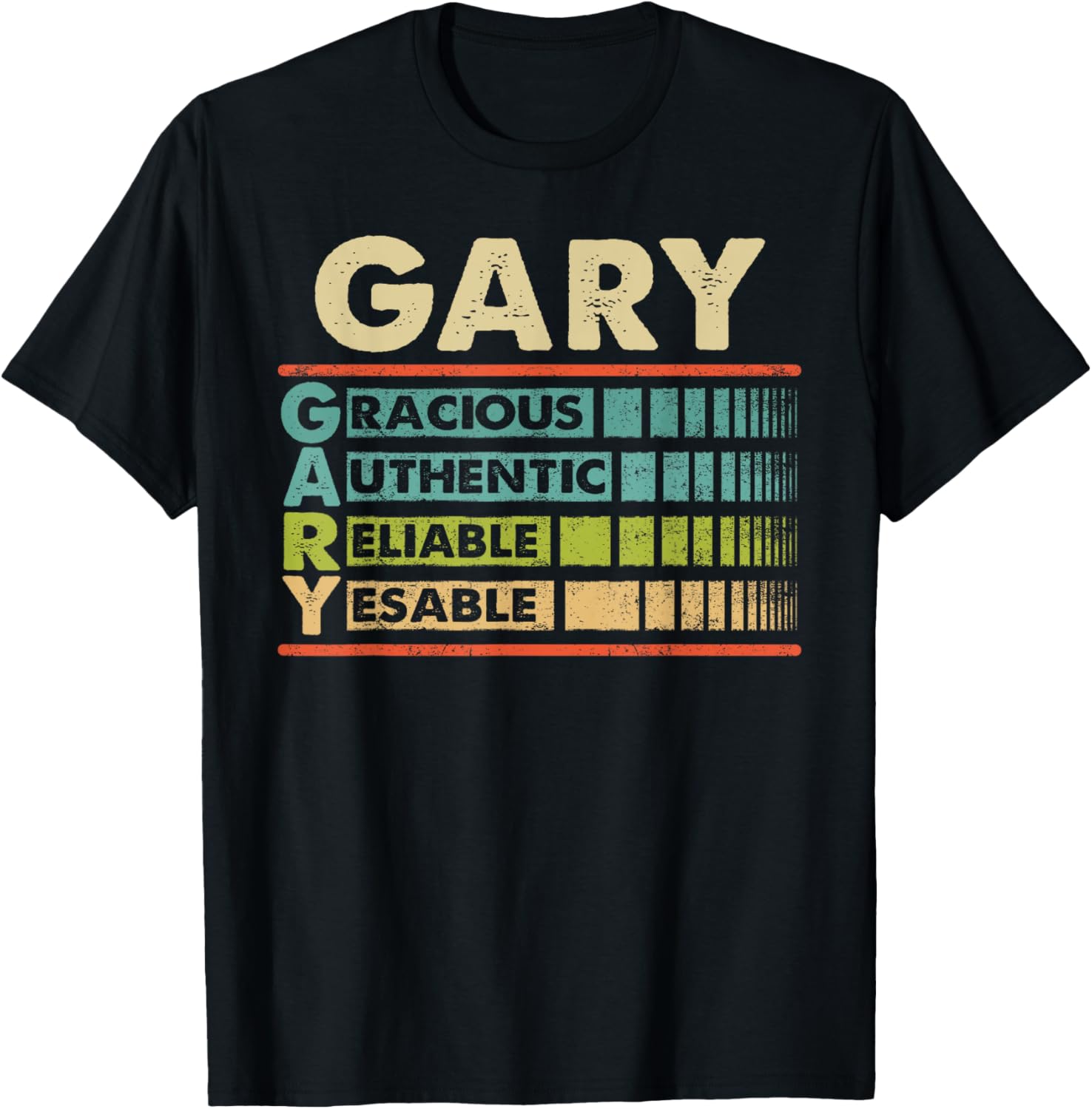 Gary Family Name Team T-Shirt for Proud Family Members and Fans - 1