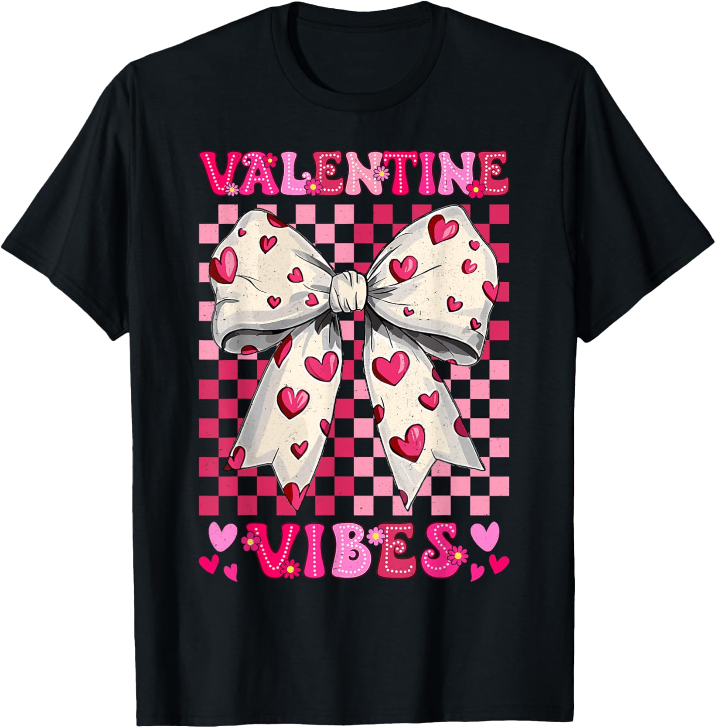 Retro Valentine's Day Heart T-Shirt for Kids - Fun Valentine's Vibes! - 14