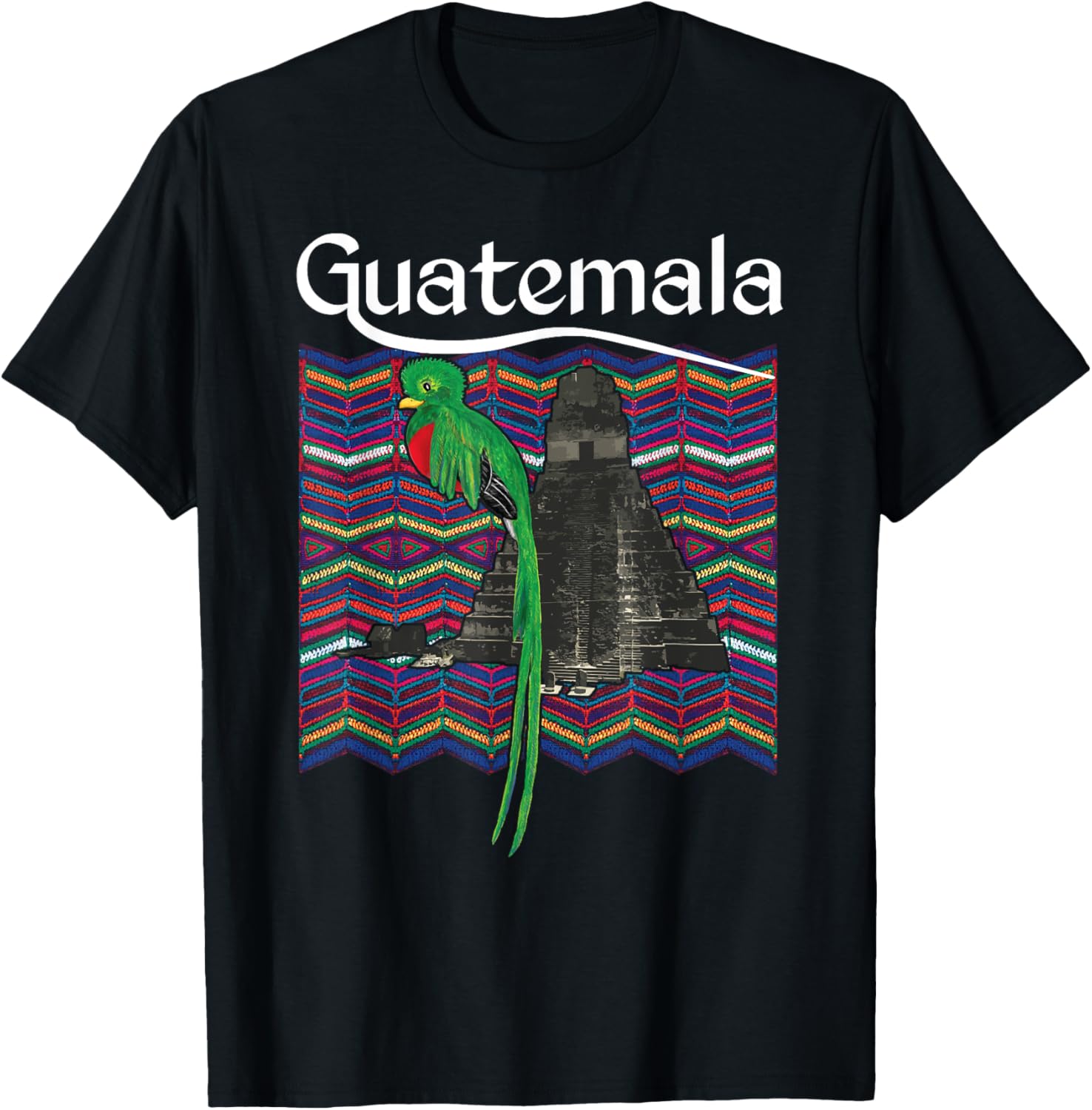 Quetzal Guatemala Traditional Maya T-Shirt – Chic Chapin Design - 8