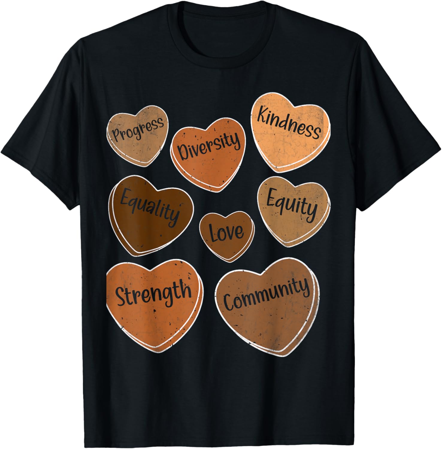 Celebrate Black History Month with Proud Black Women Heart T-Shirt - 3