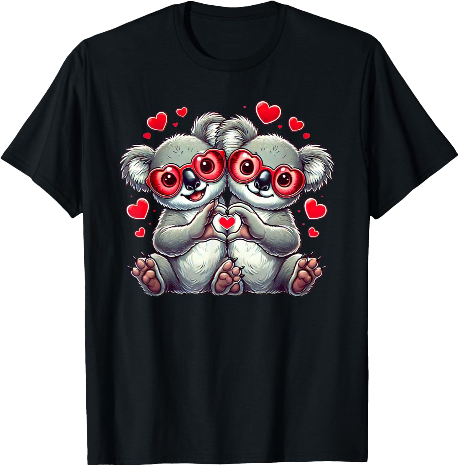 Funny Koala Heart Sign T-Shirt for Everyone - Perfect Valentine Gift! - 13