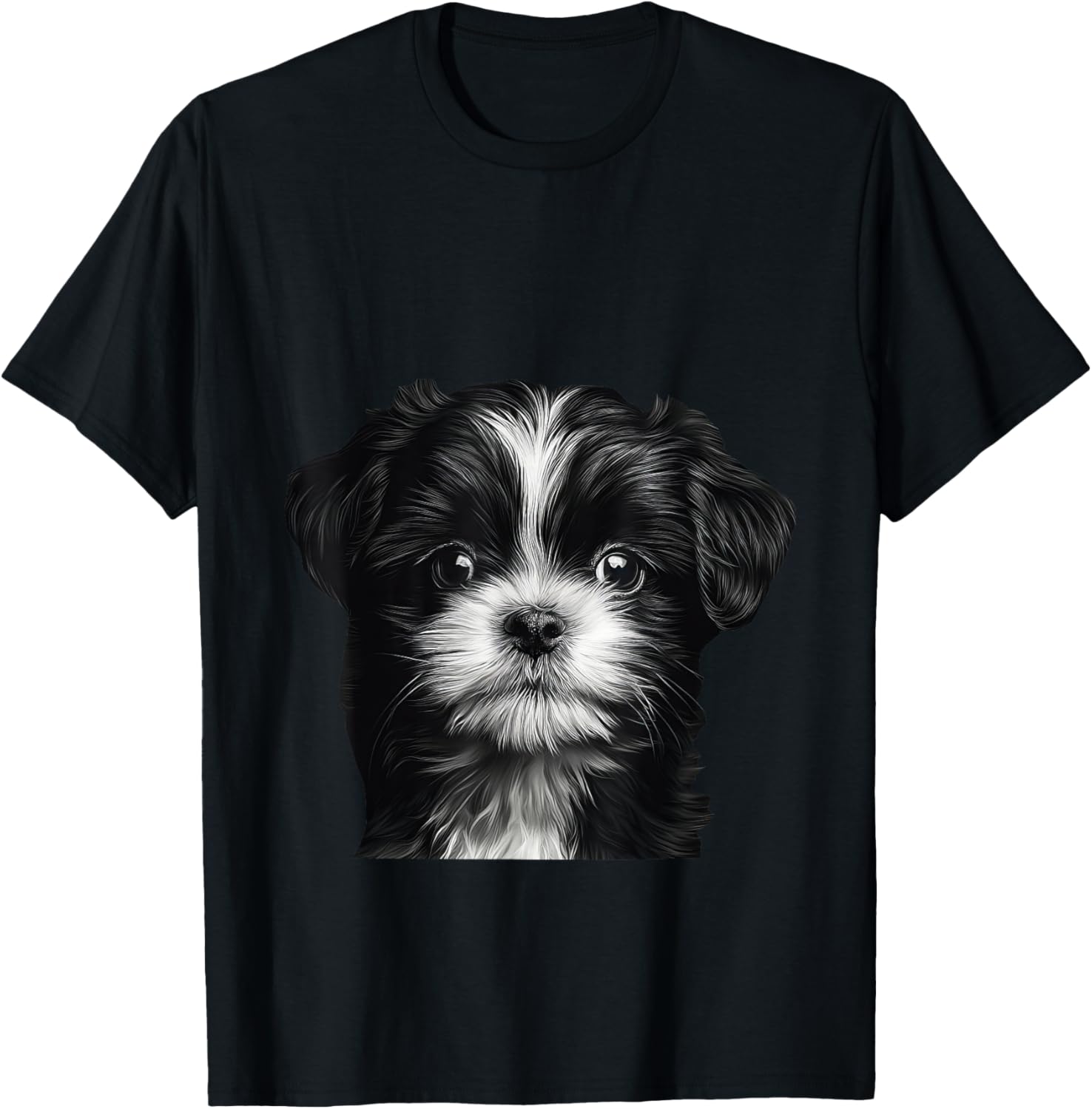 Adorable Shih Tzu Puppy T-Shirt for Dog Lovers - Cute Pet Apparel - 17