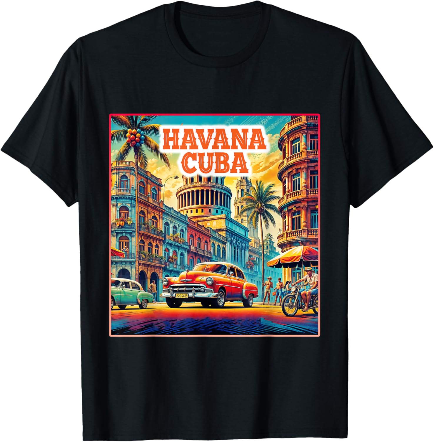 Vintage Havana Cuba Family Trip T-Shirt - Retro Tourist Tee for Fun Adventures - 21