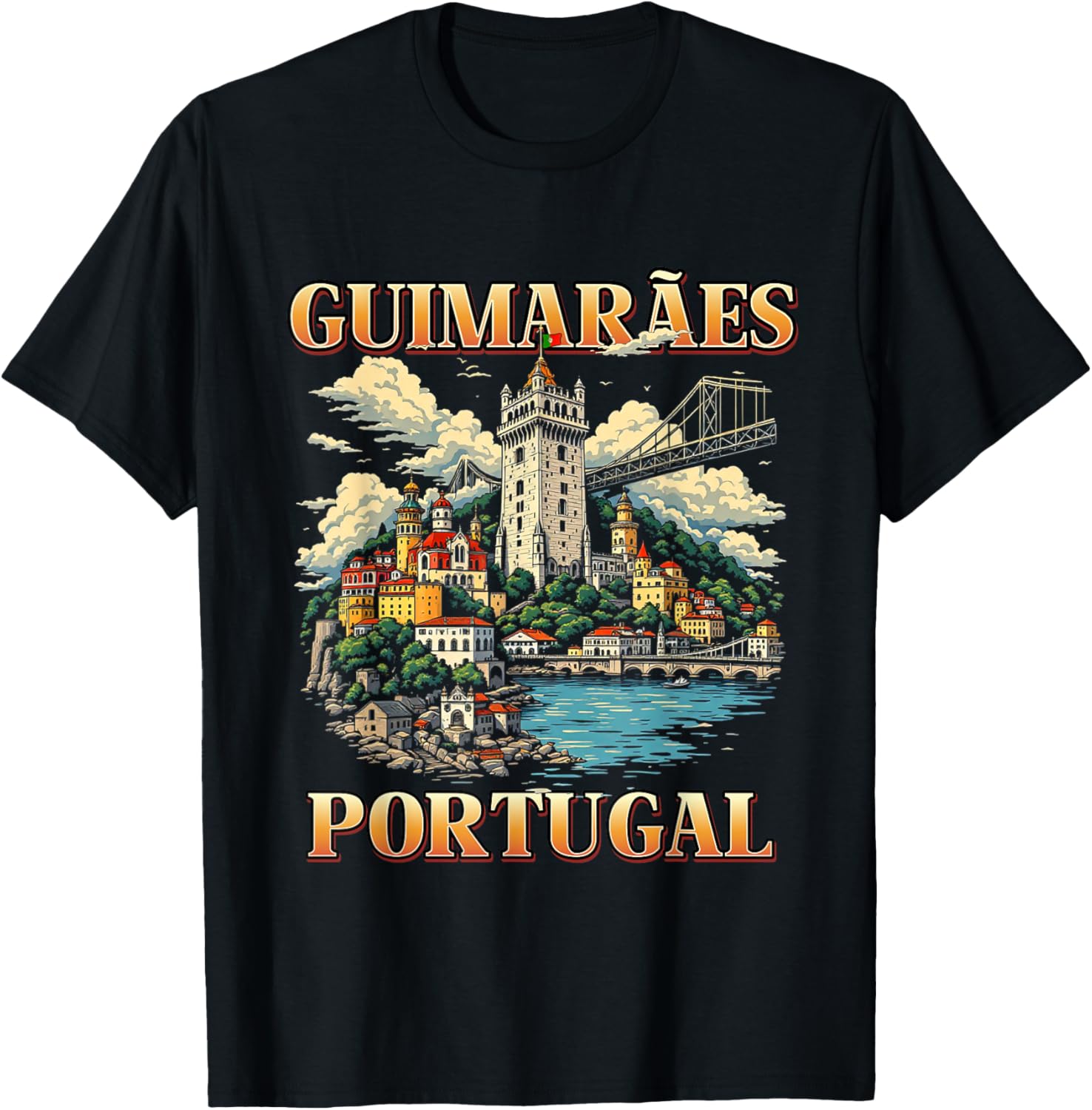 Guimaraes Souvenir T-Shirt for Portugal Travel Memories - 6
