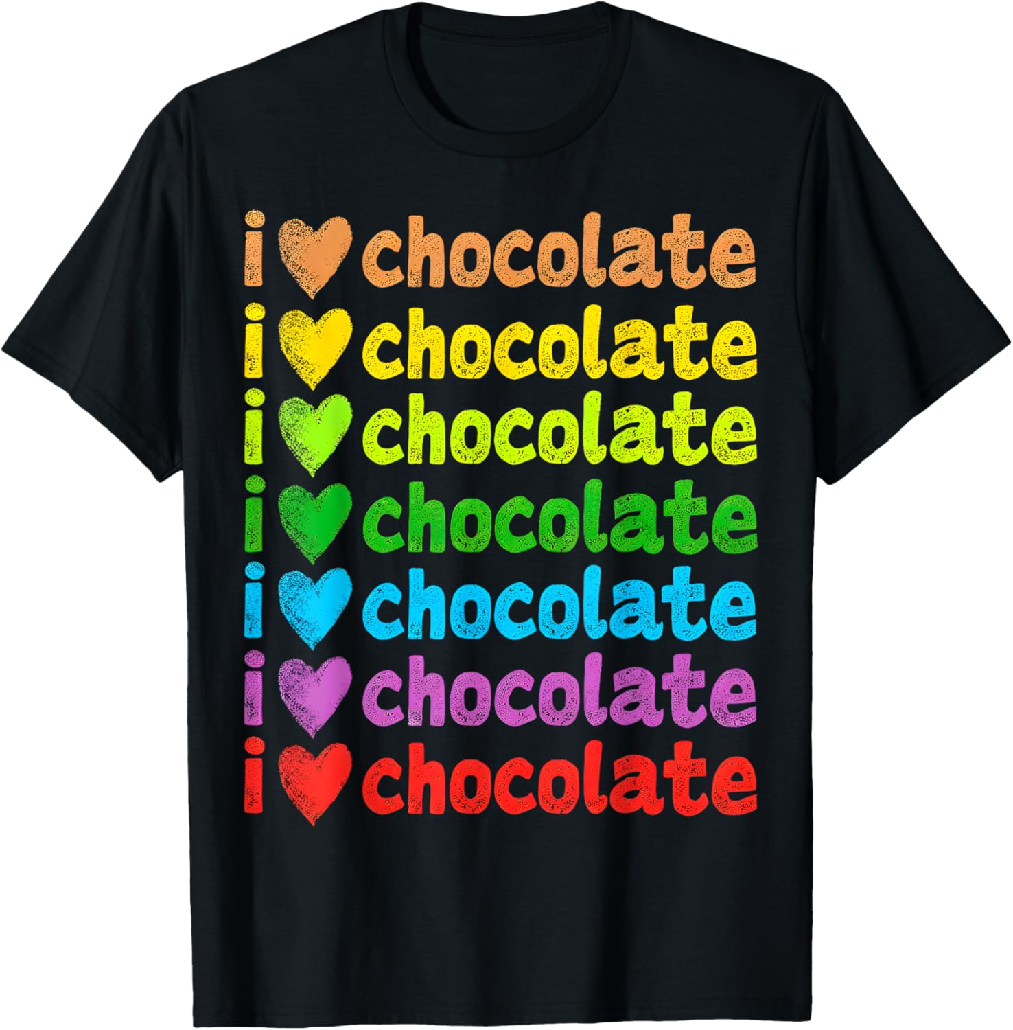 I Love Chocolate T-Shirt for Fun and Fashionable Chocolate Lovers - 1