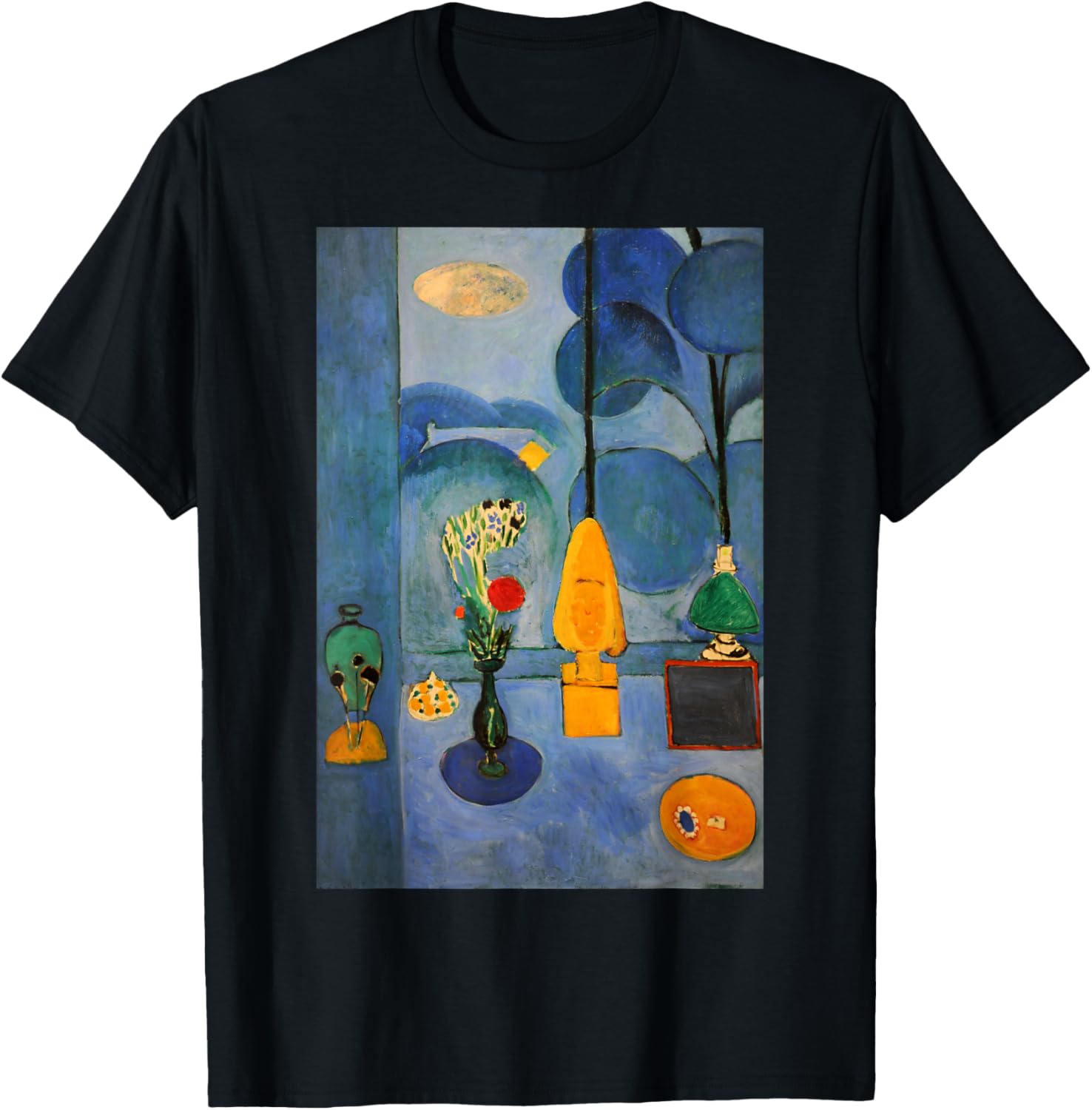 Matisse Blue Window T-Shirt – Stylish Art-Inspired Clothing for All - 29