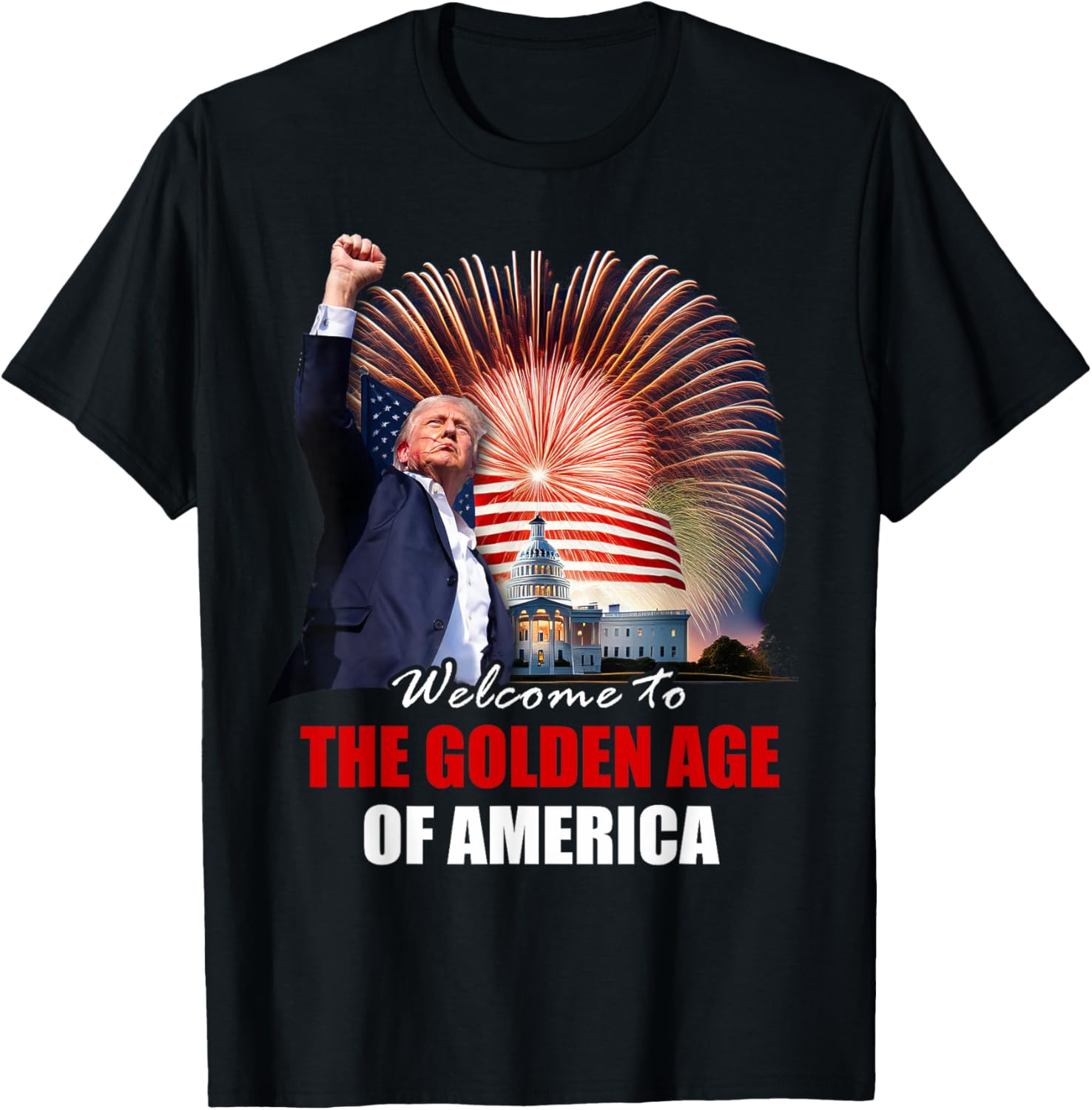 Welcome To The Golden Age of America Trump Inauguration 2025 T-Shirt - 5