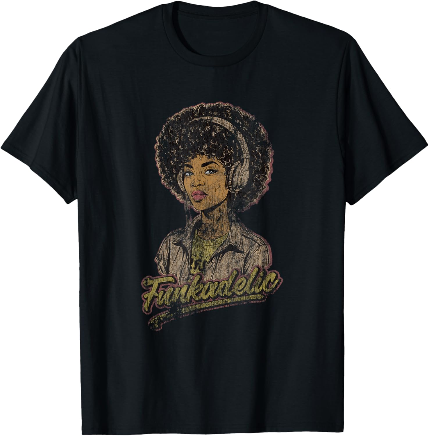 70s Funk Afro Women Soul Retro Vintage Graphic T-Shirt for Cool Style - 18