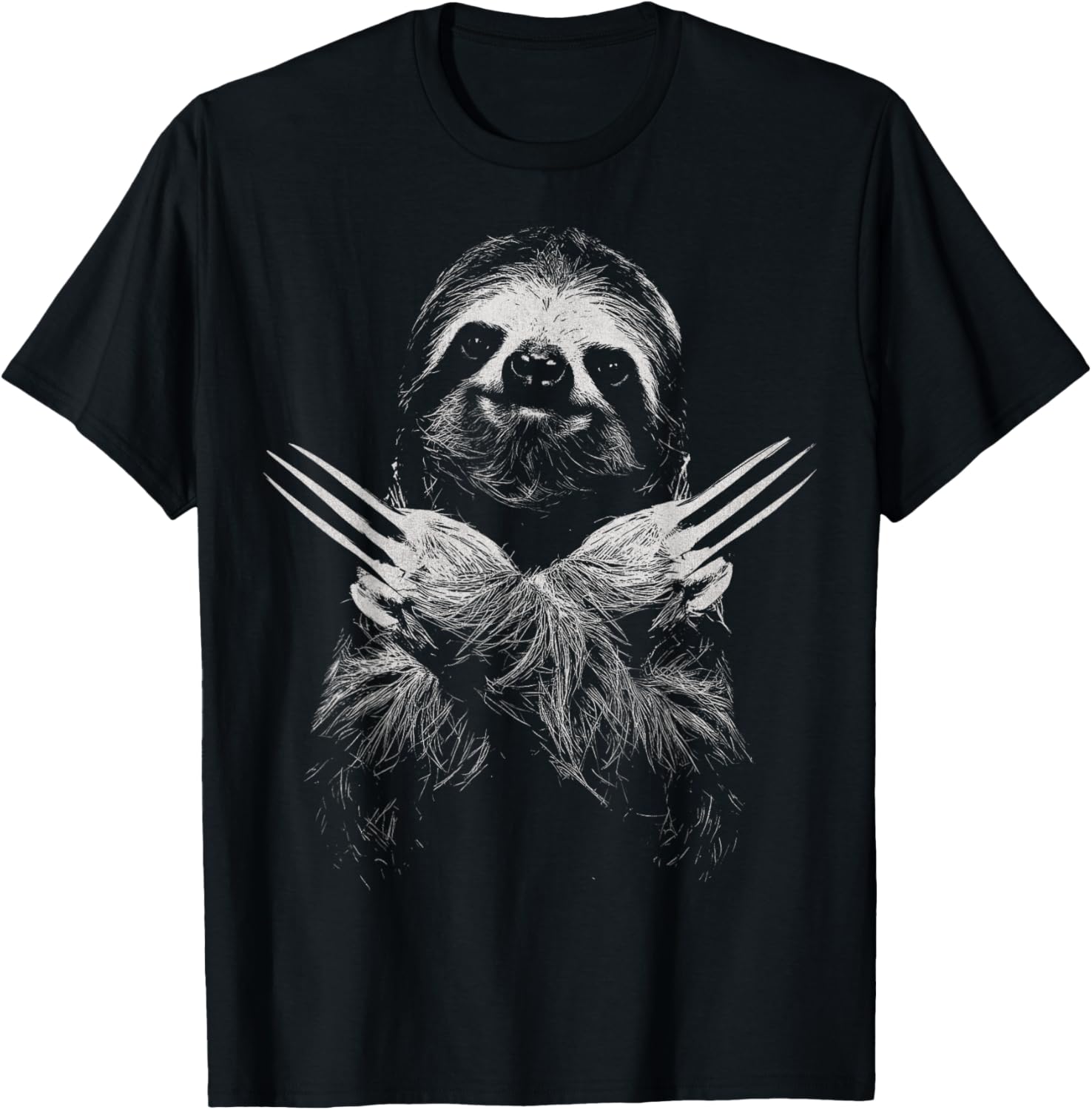 Trendy Sloth T-Shirt for Vintage Hip Hop Lovers - Edgy Streetwear Fashion - 1