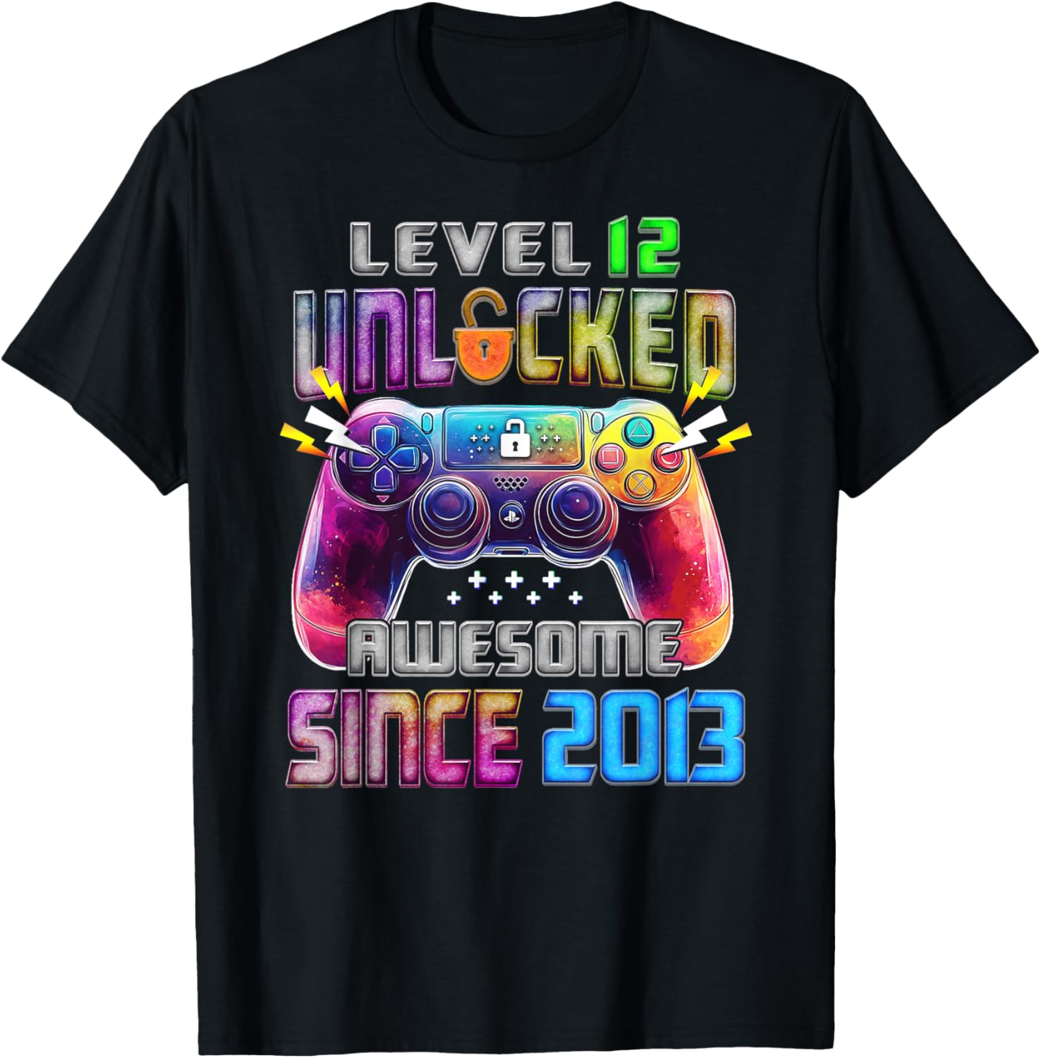 Level 12 Awesome 12 Year Old T-Shirt Fun Gift Since 2013 for Kids - 11